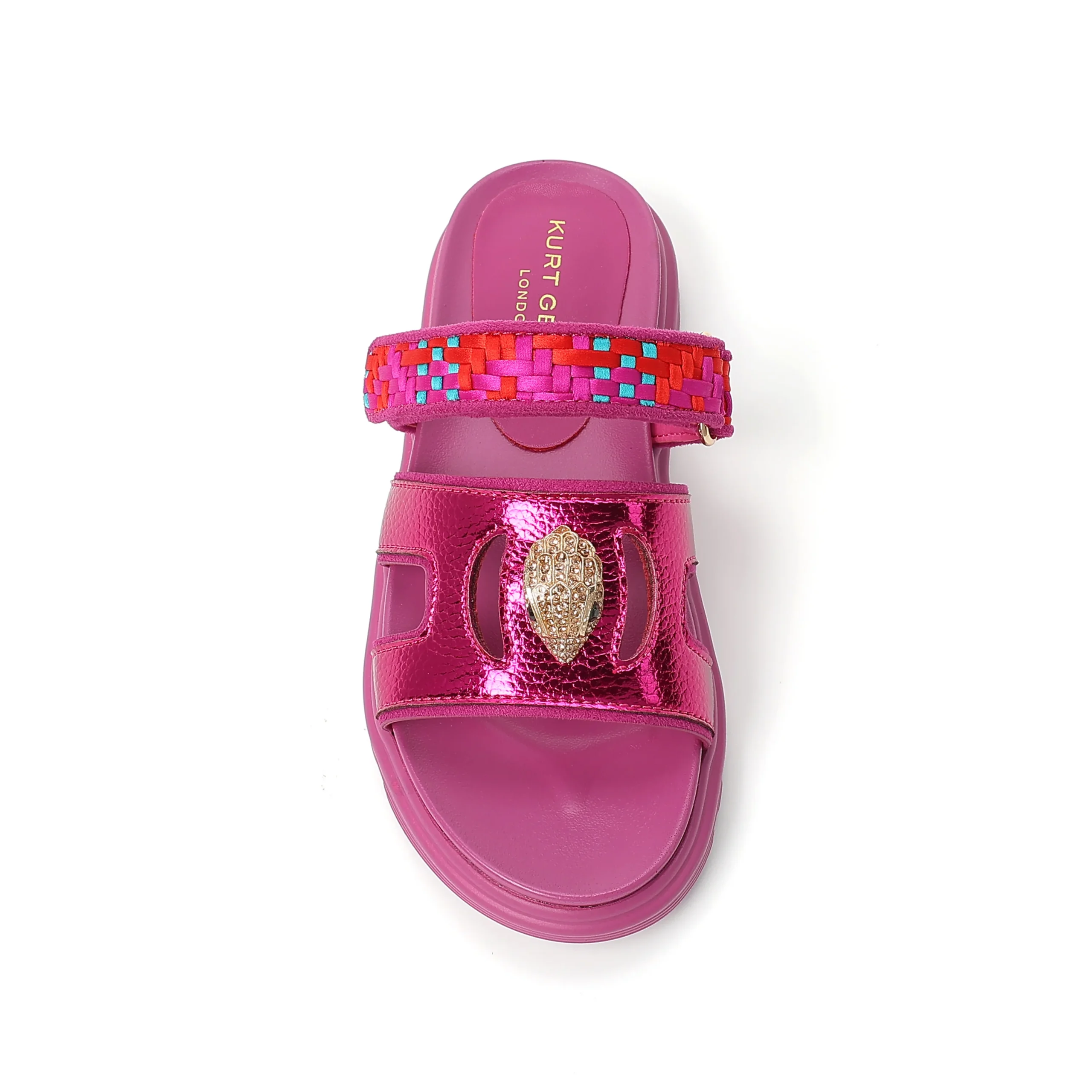 Kensington Cutout Mule Sandal - Big Kid Purple Red - Image 4
