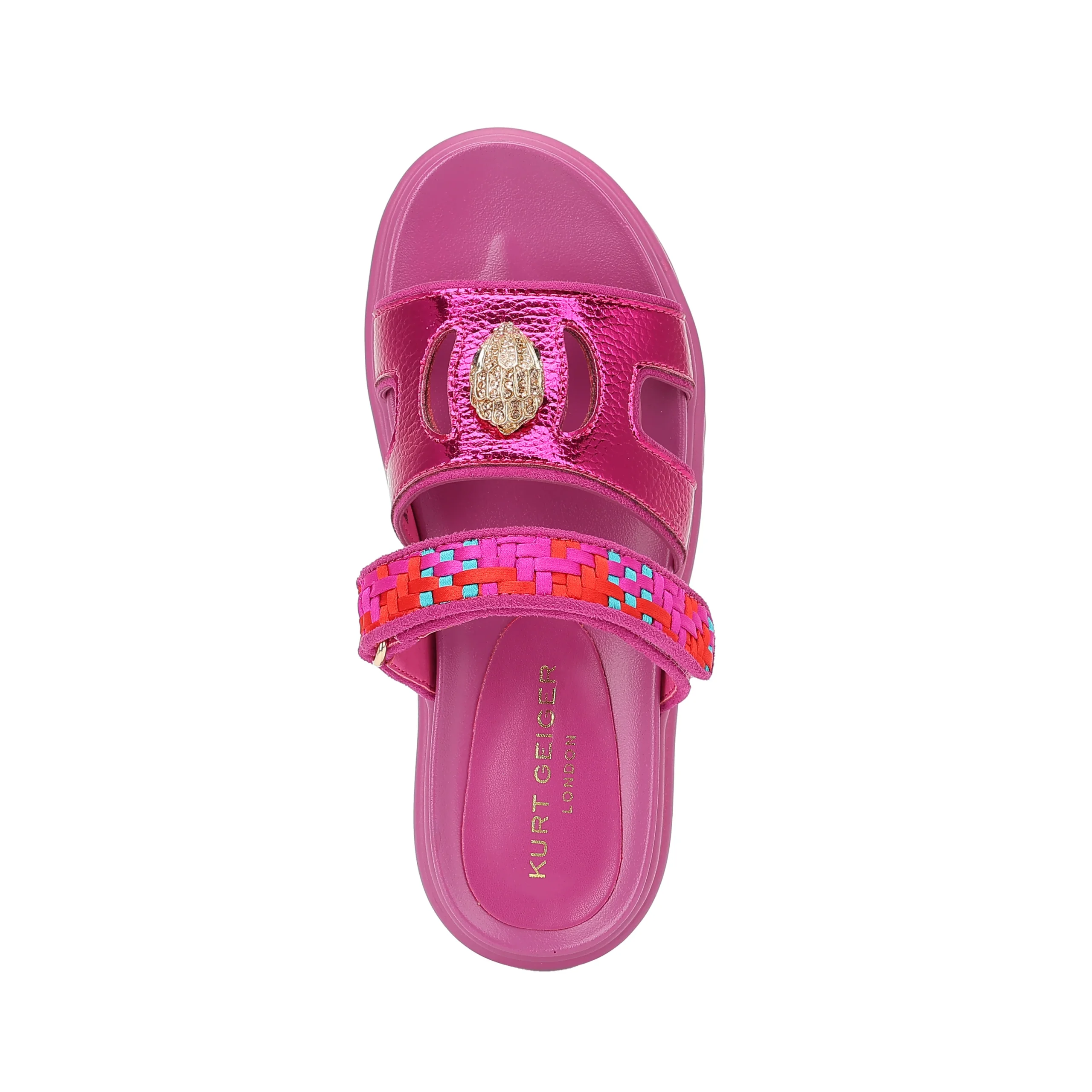 Kensington Cutout Mule Sandal - Big Kid Purple Red - Image 5