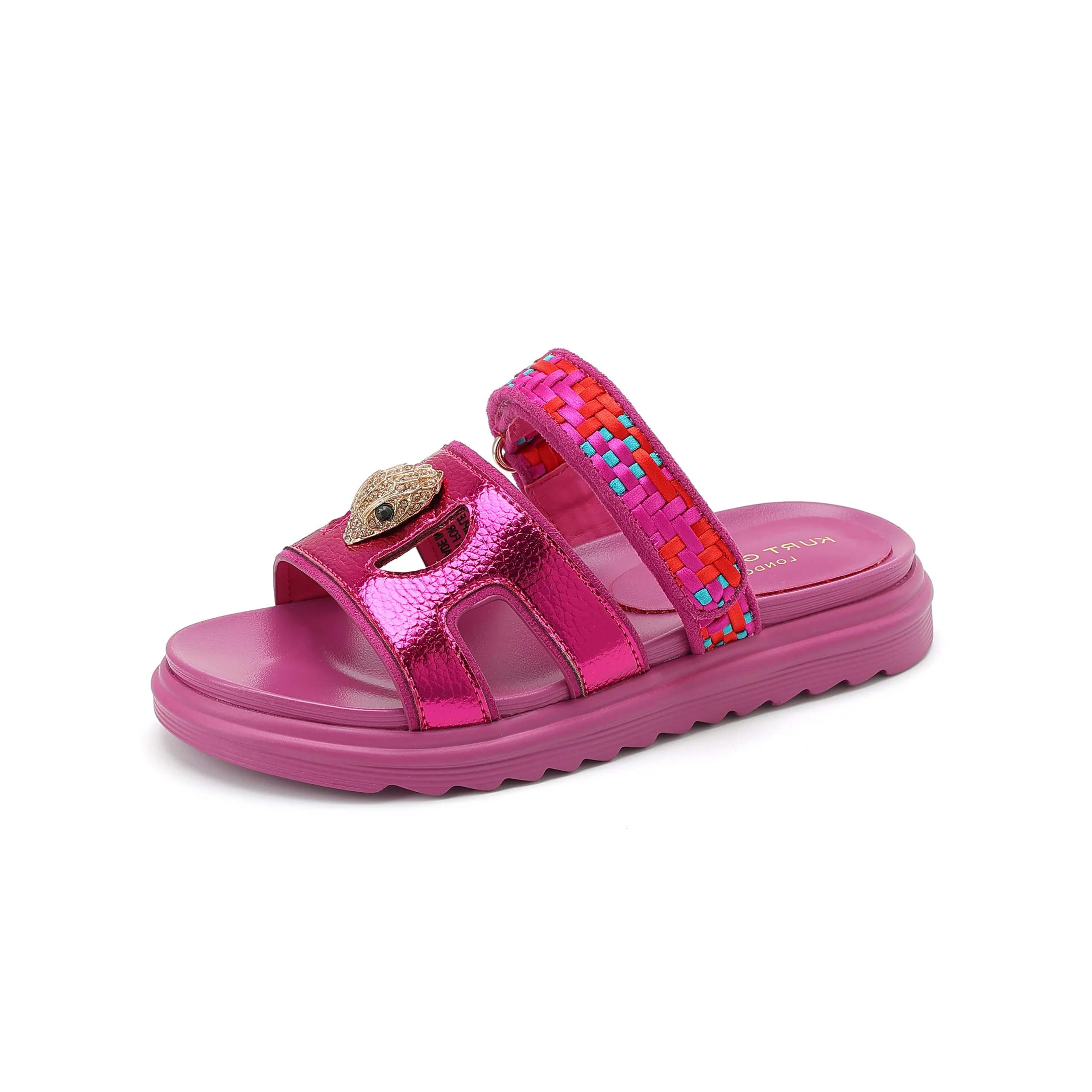 Kensington Cutout Mule Sandal - Big Kid Purple Red - Image 7