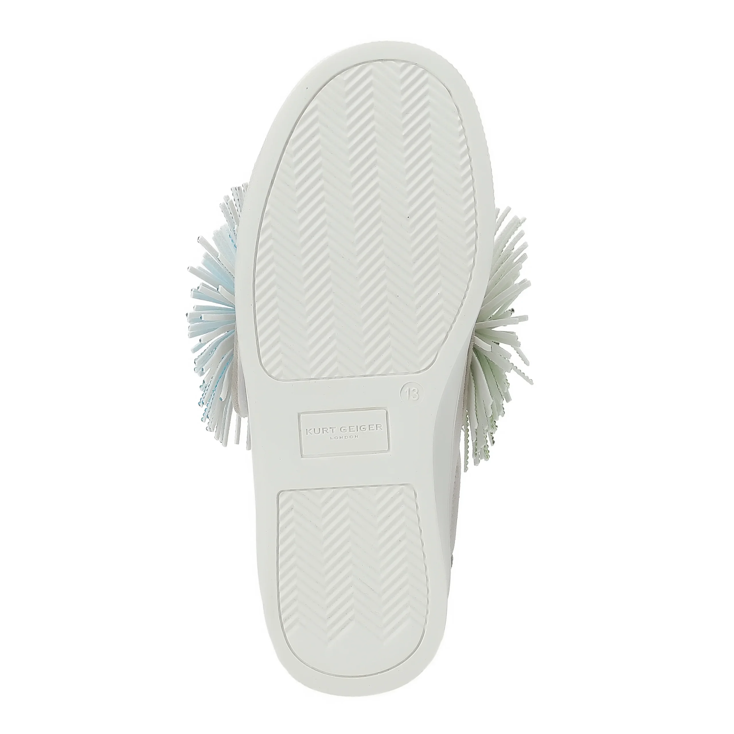 Laney Fringe Sneaker - Big Kid White - Image 6