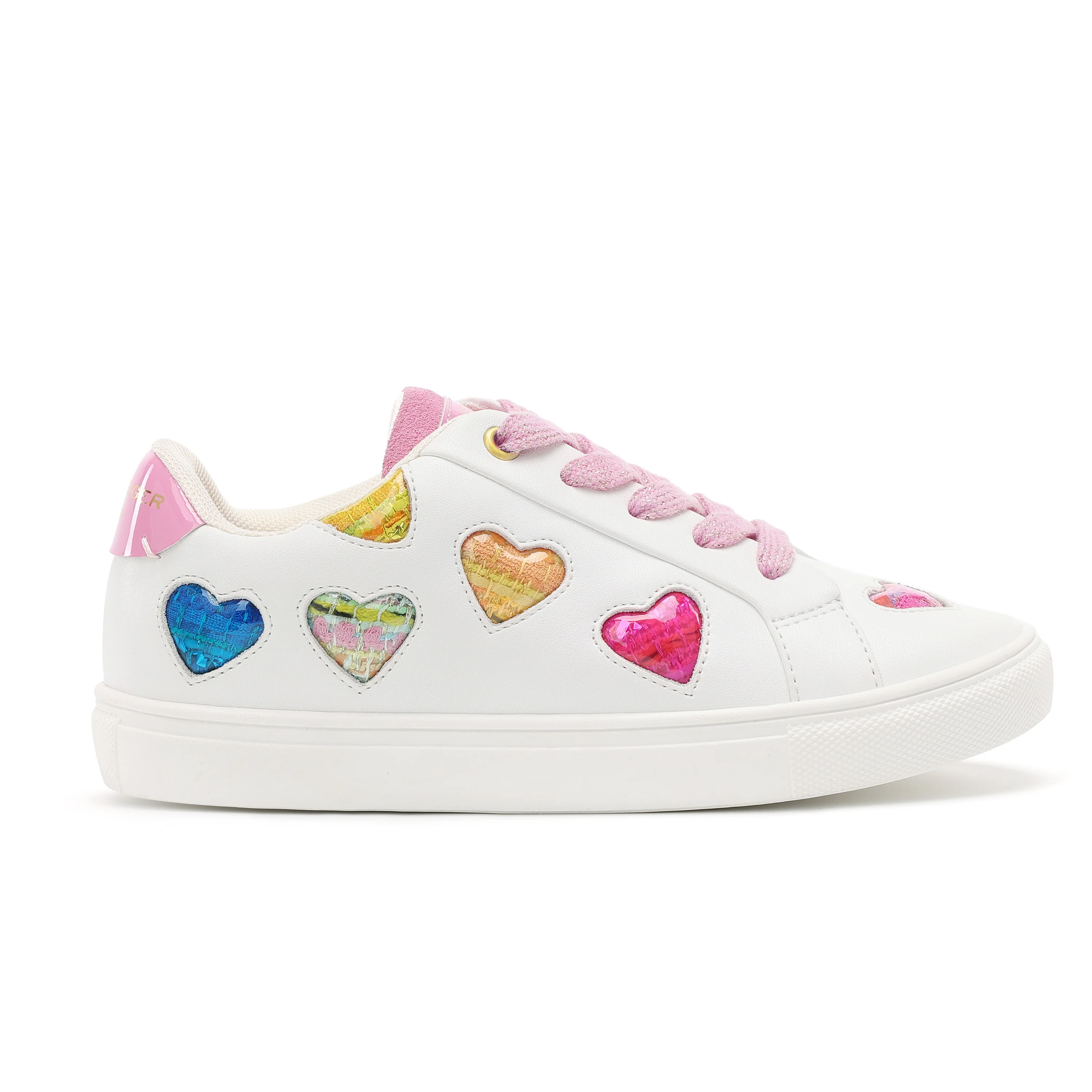 Mini Lane Love Sneaker - Big Kid Pink Multi