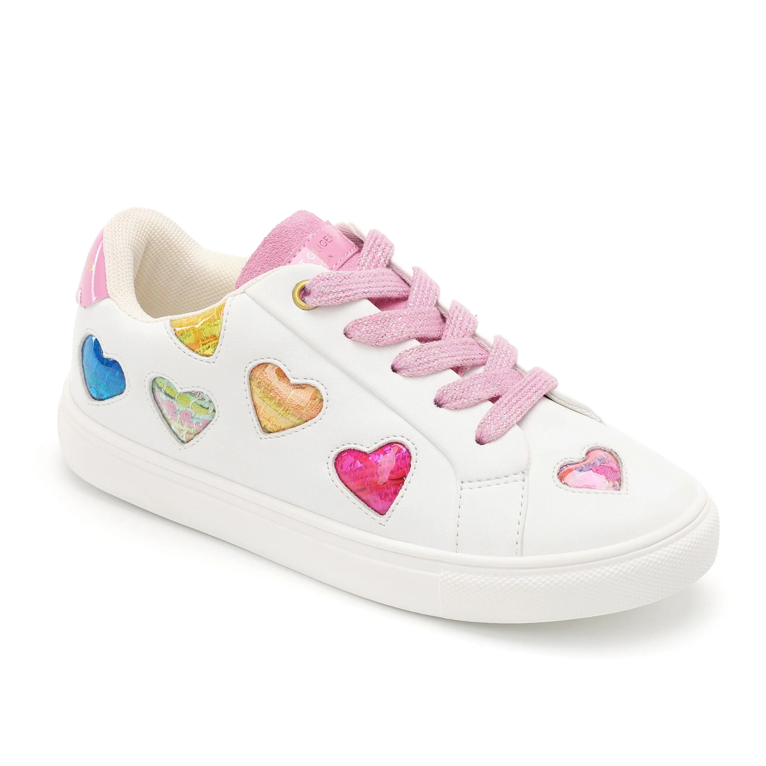 Mini Lane Love Sneaker - Big Kid Pink Multi - Image 2