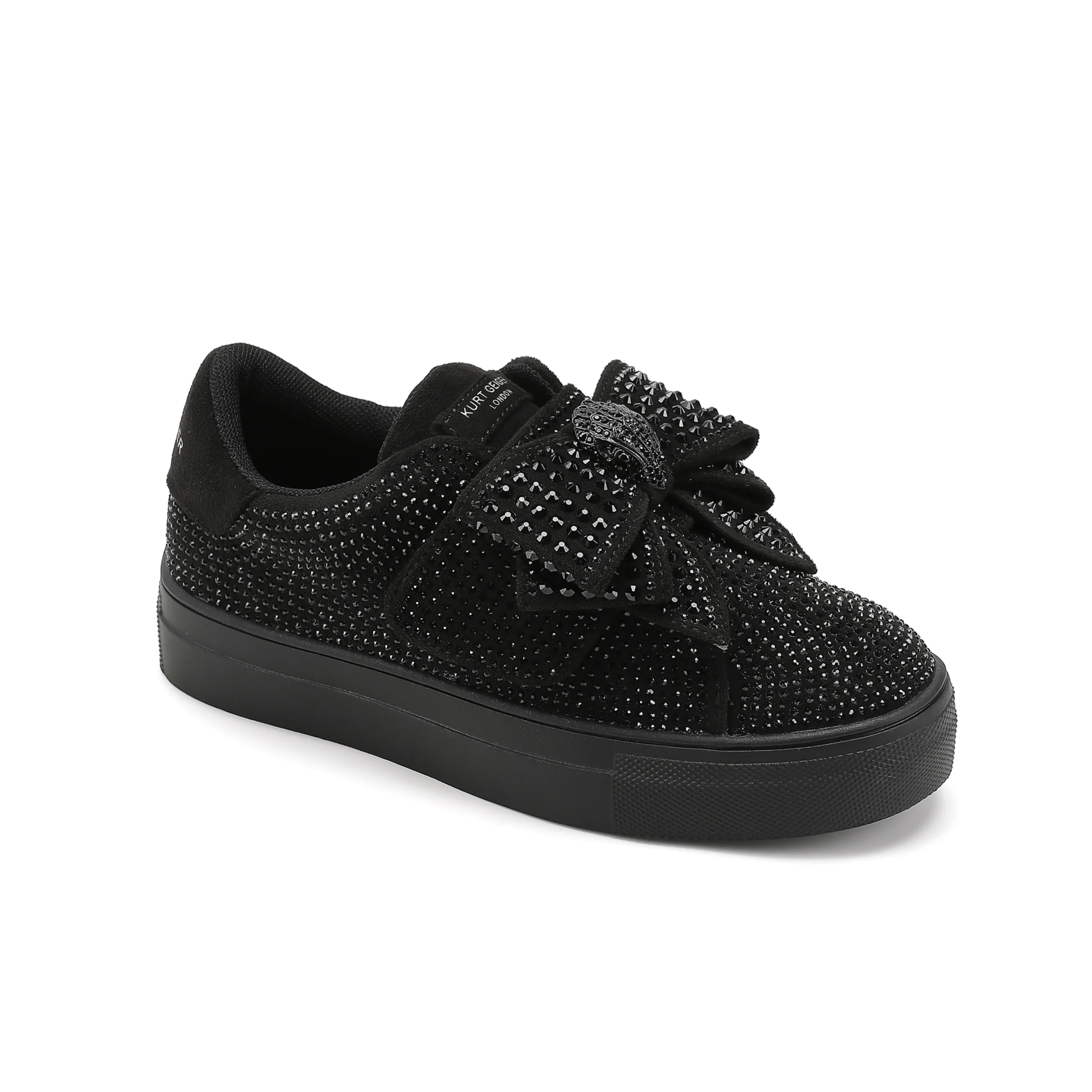 Mini Laney Bow Sneaker - Big Kid Black - Image 2