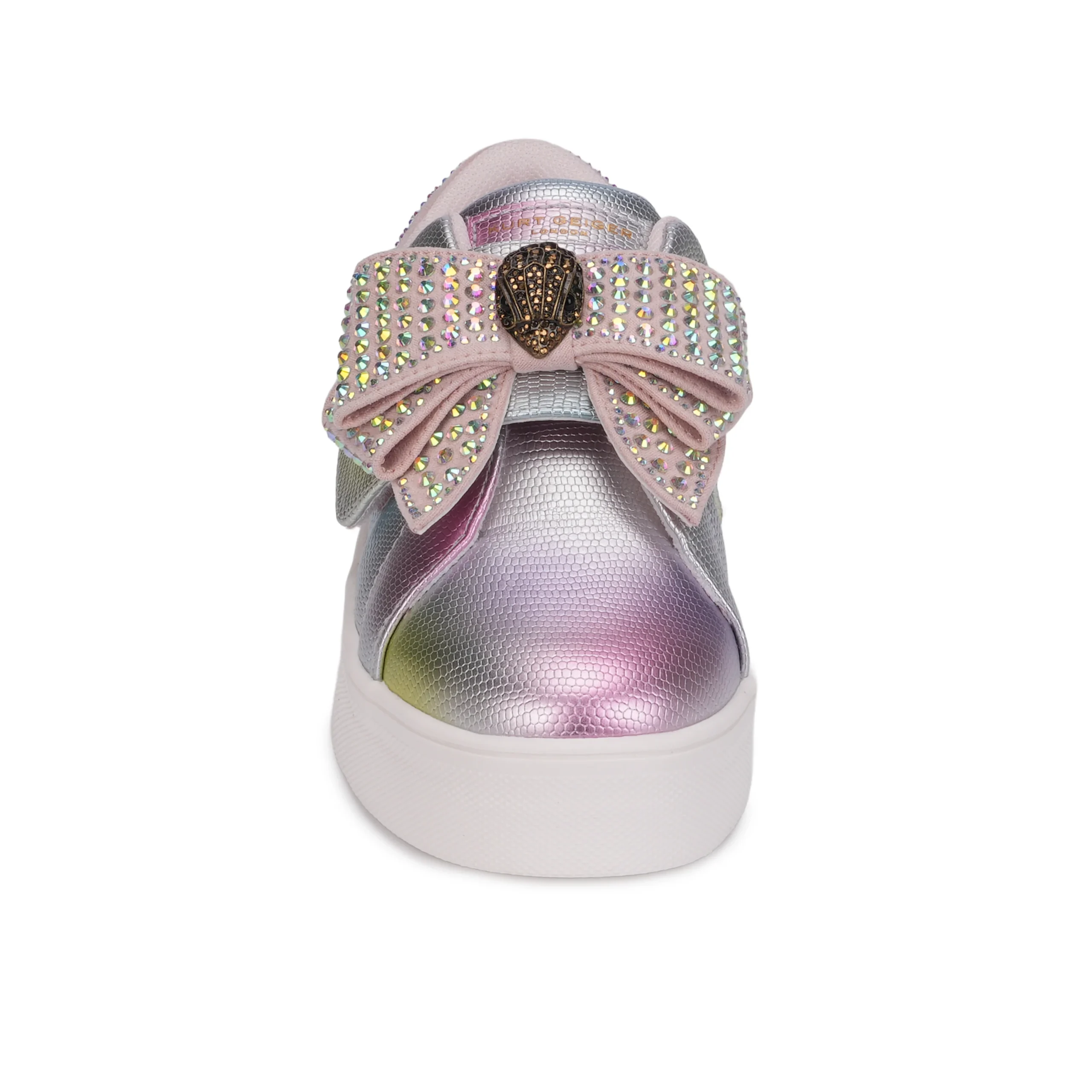 Mini Laney Bow Sneaker - Big Kid Pink Iridescent - Image 4