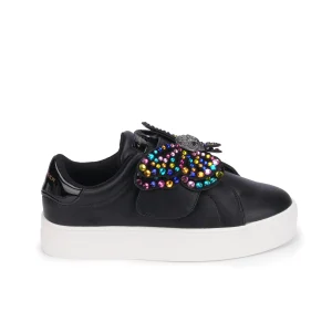Mini Laney Butterfly Sneaker - Big Kid Black