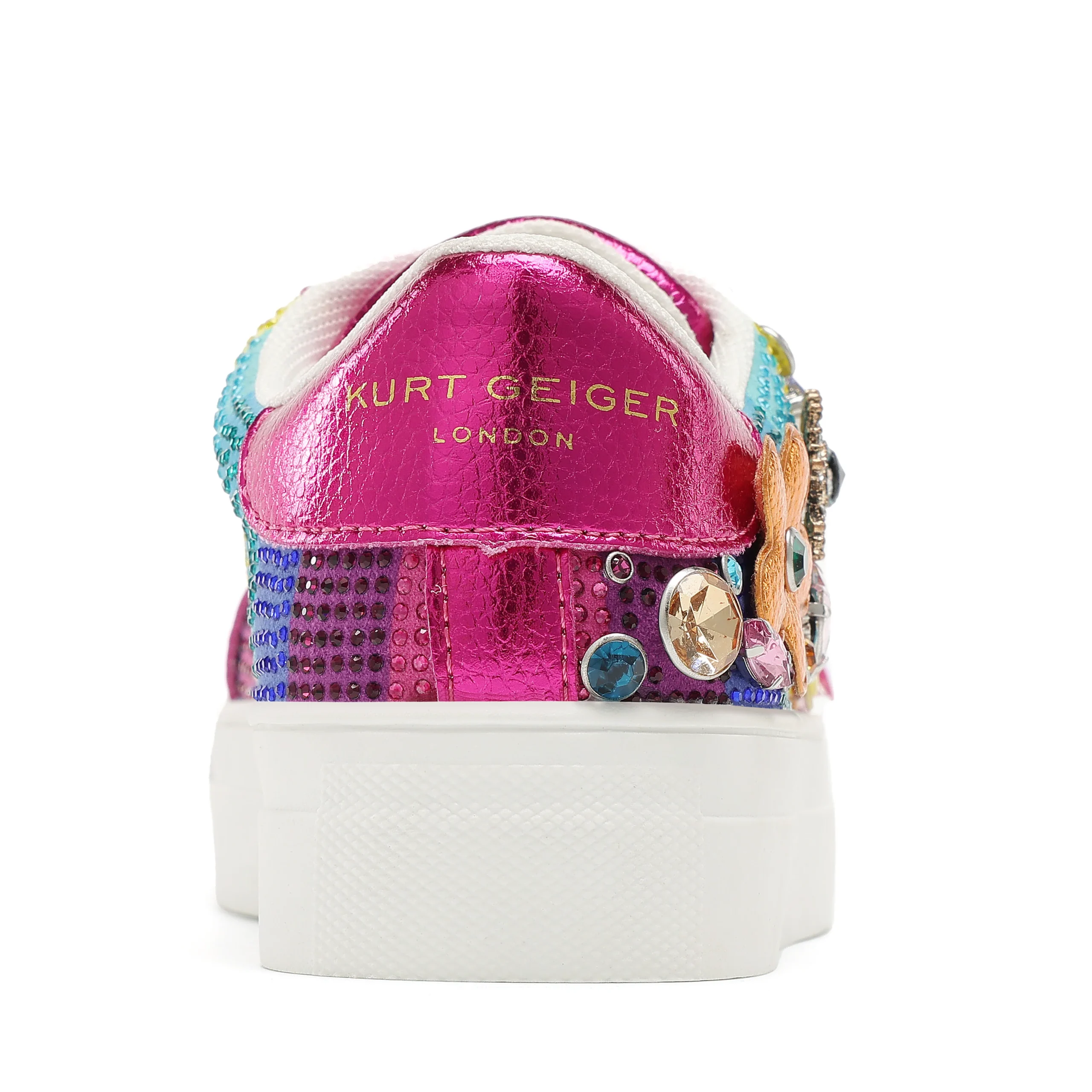 Mini Laney Tutti Frutti Sneaker - Big Kid Fuchsia Multi - Image 3