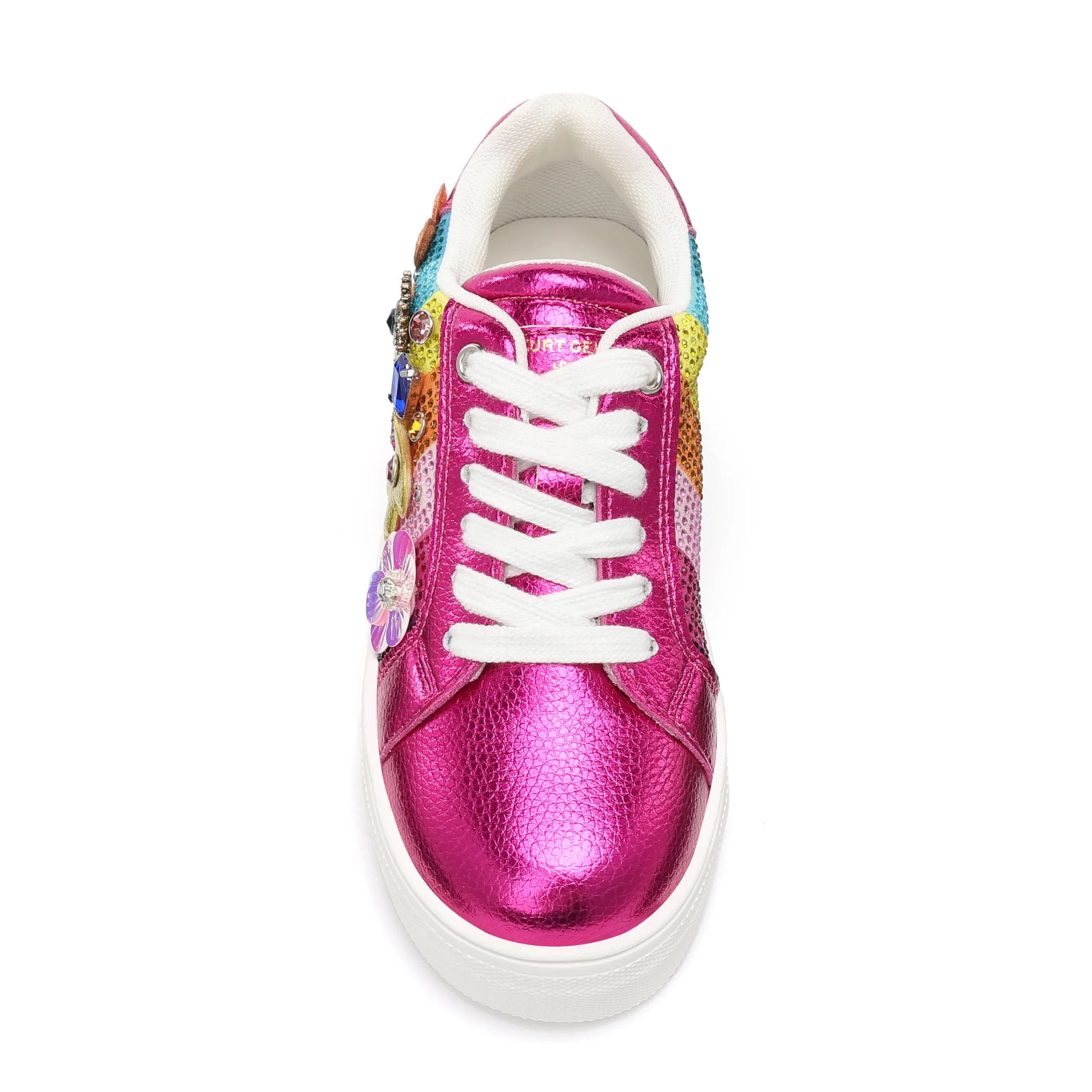 Mini Laney Tutti Frutti Sneaker - Big Kid Fuchsia Multi - Image 4