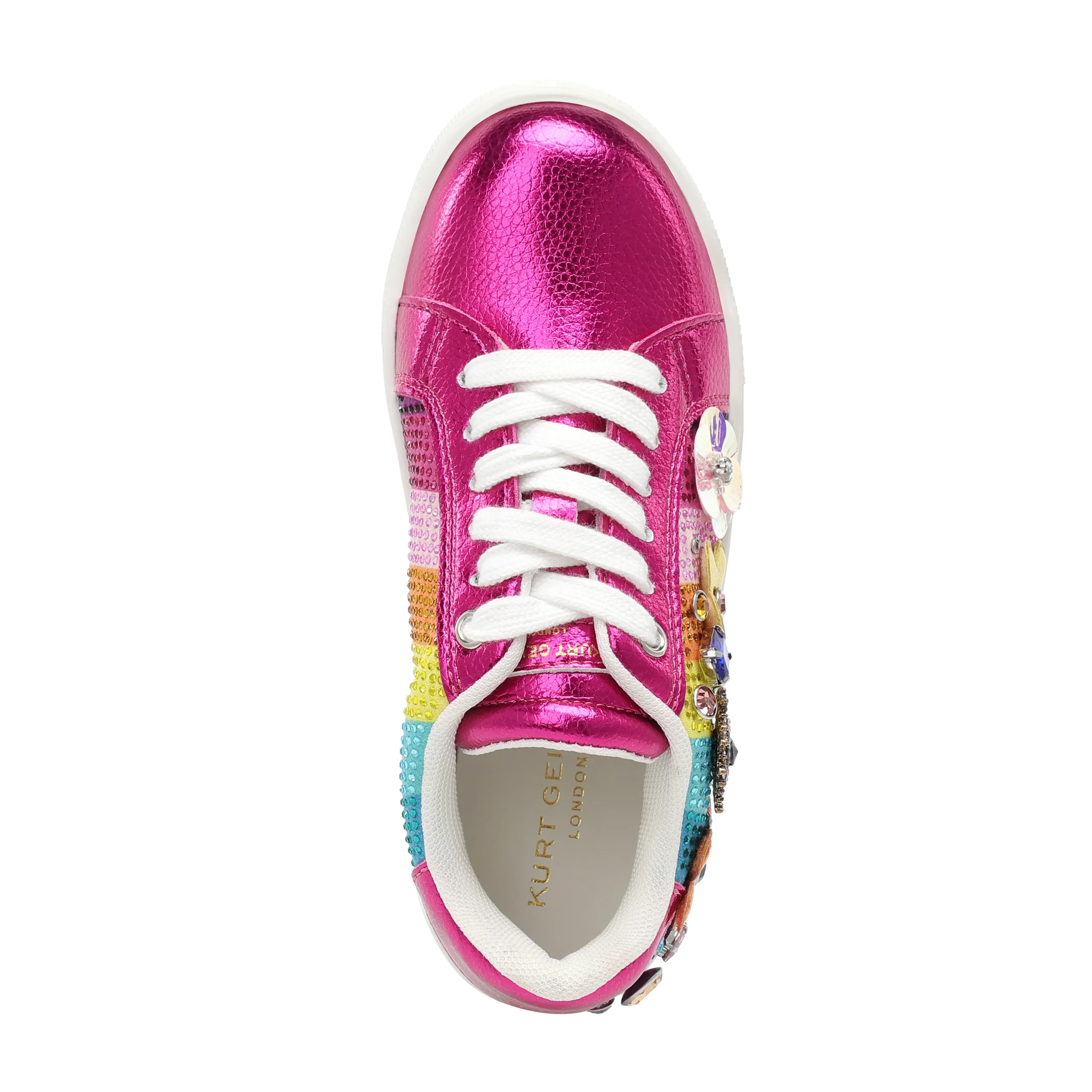 Mini Laney Tutti Frutti Sneaker - Big Kid Fuchsia Multi - Image 5