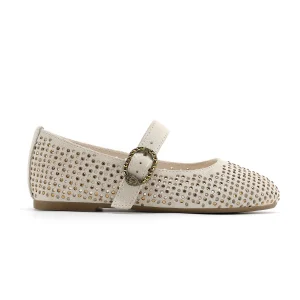 Mini Mayfair Ballet Flat - Big Kid Bone