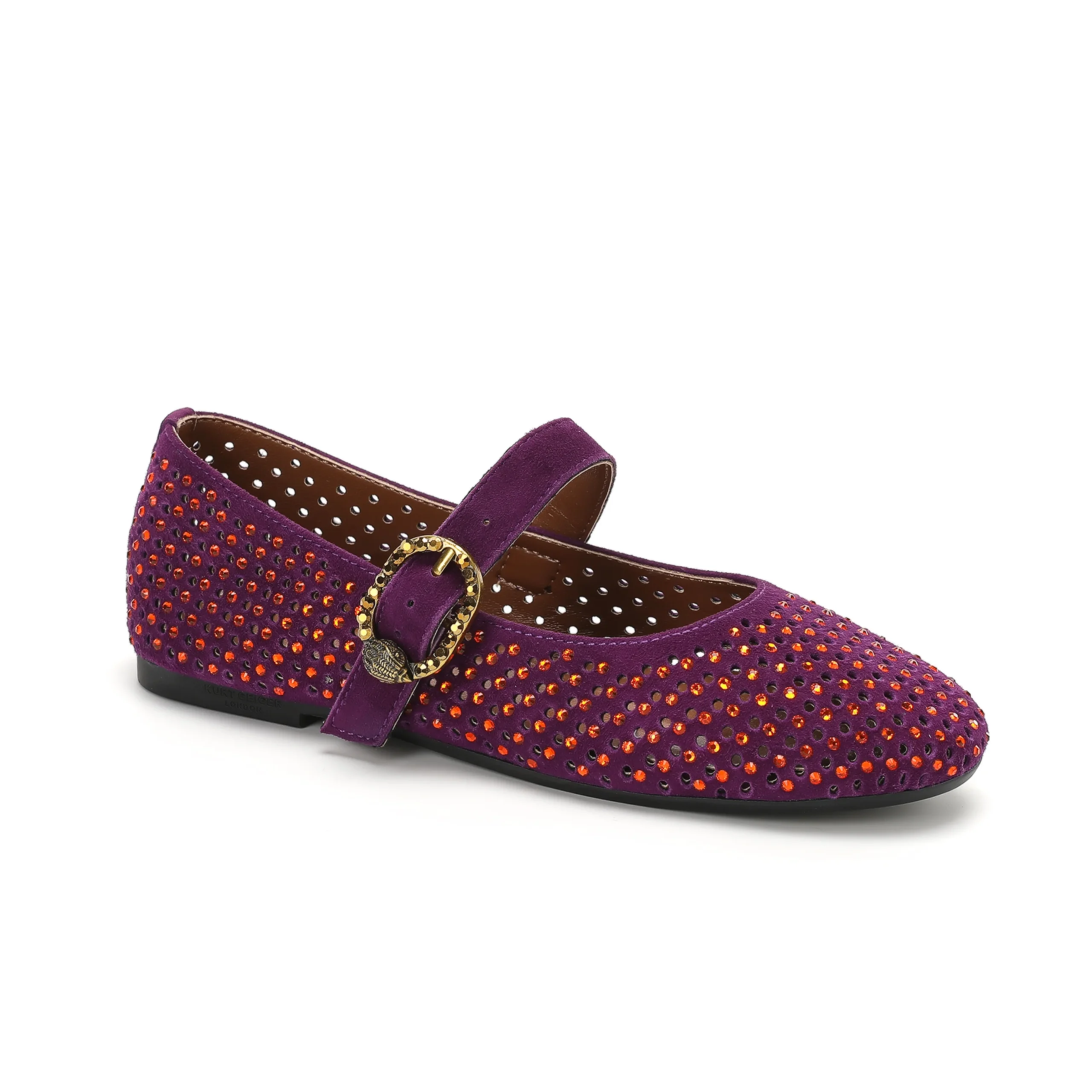 Mini Mayfair Ballet Flat - Big Kid Deep Purple - Image 2