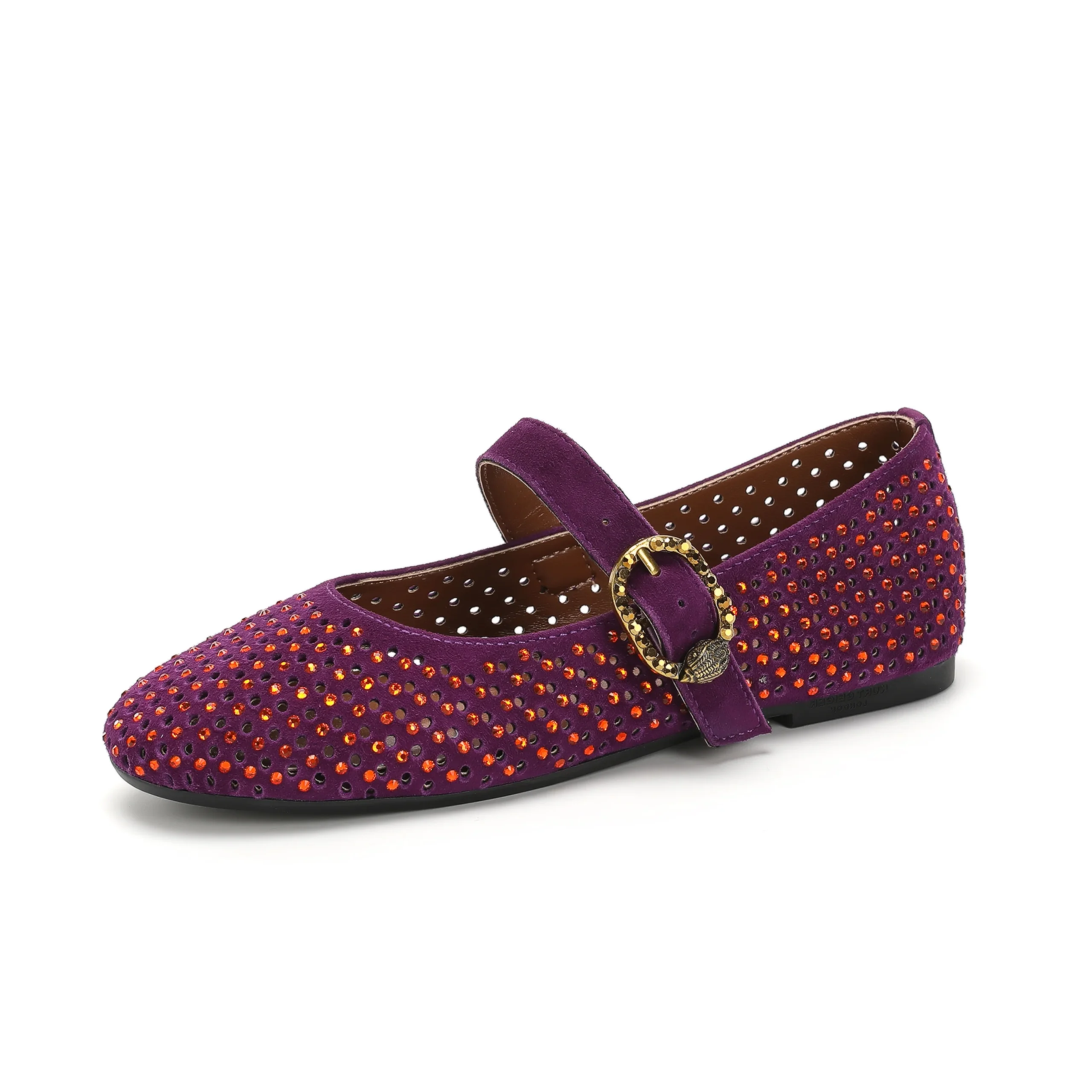 Mini Mayfair Ballet Flat - Big Kid Deep Purple - Image 6