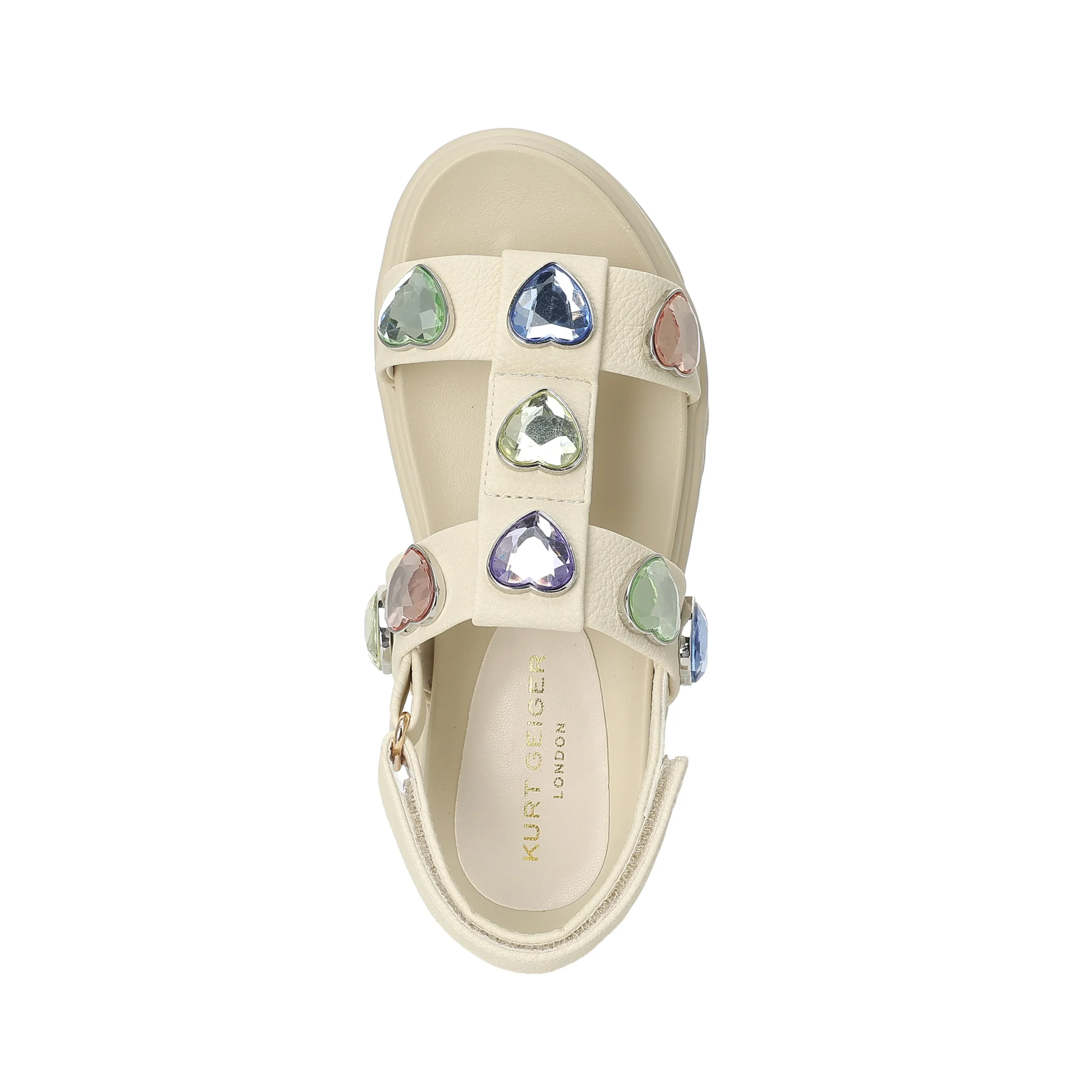 Mini Orson Hearts Sandal - Big Kid Bone - Image 4