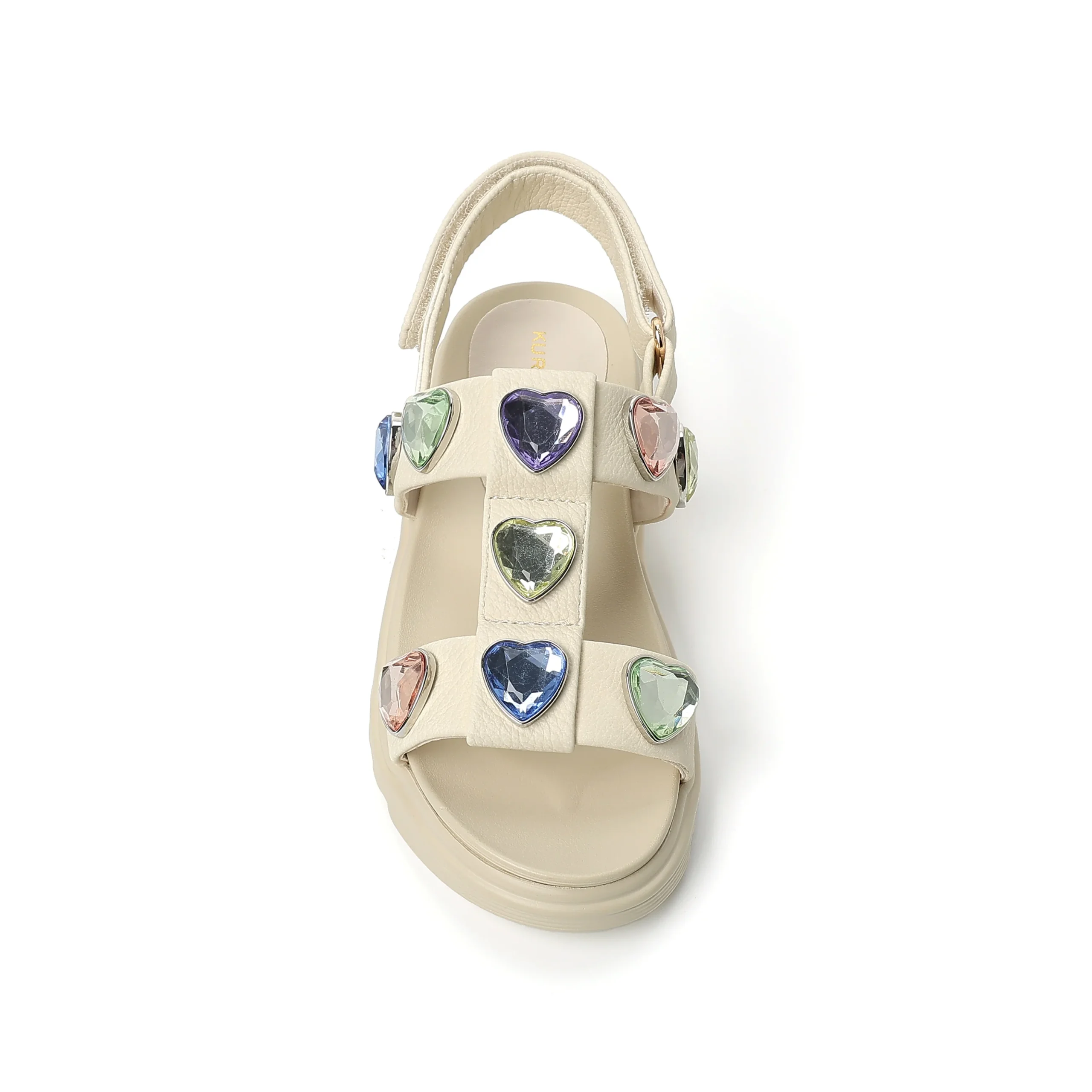 Mini Orson Hearts Sandal - Big Kid Bone - Image 5
