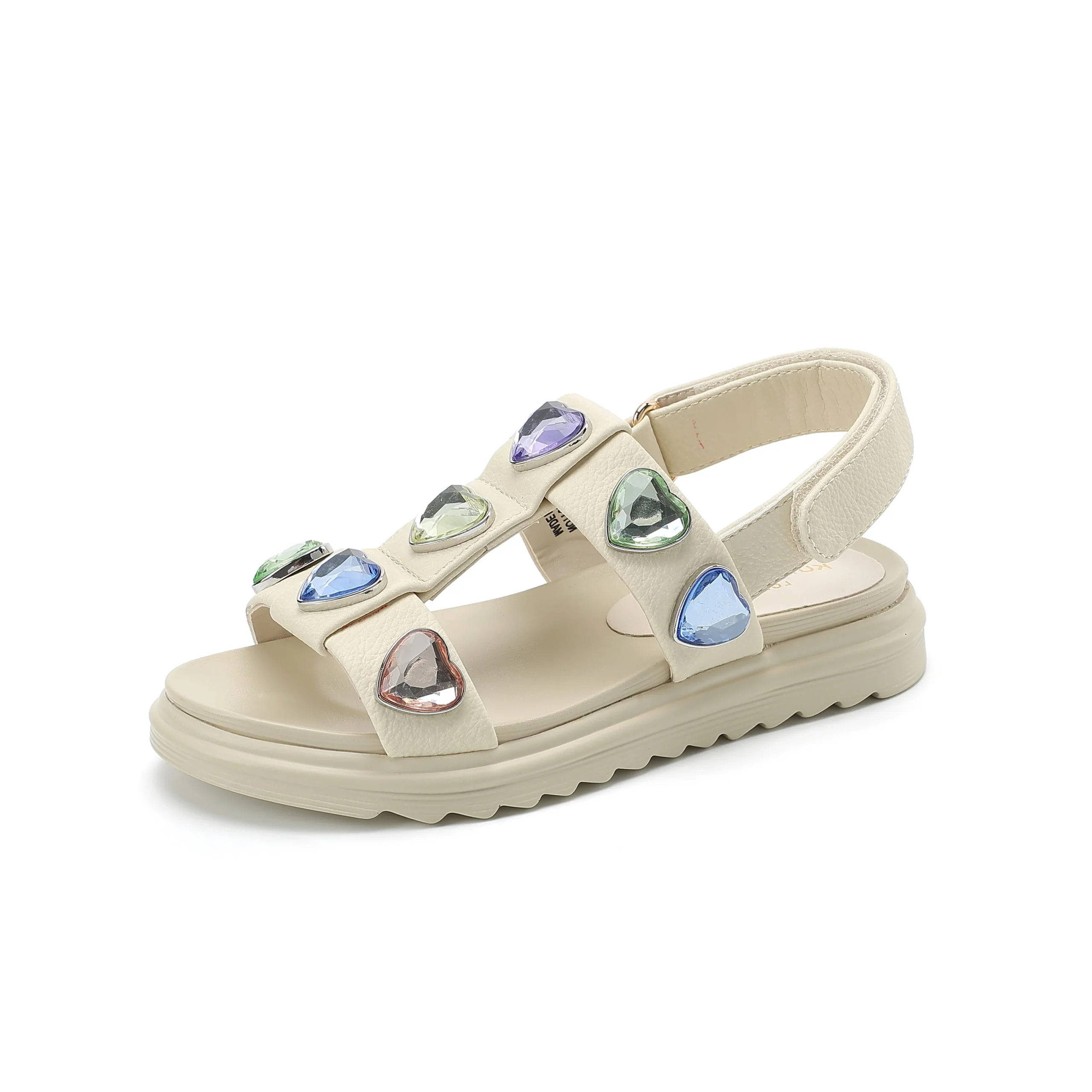 Mini Orson Hearts Sandal - Big Kid Bone - Image 7