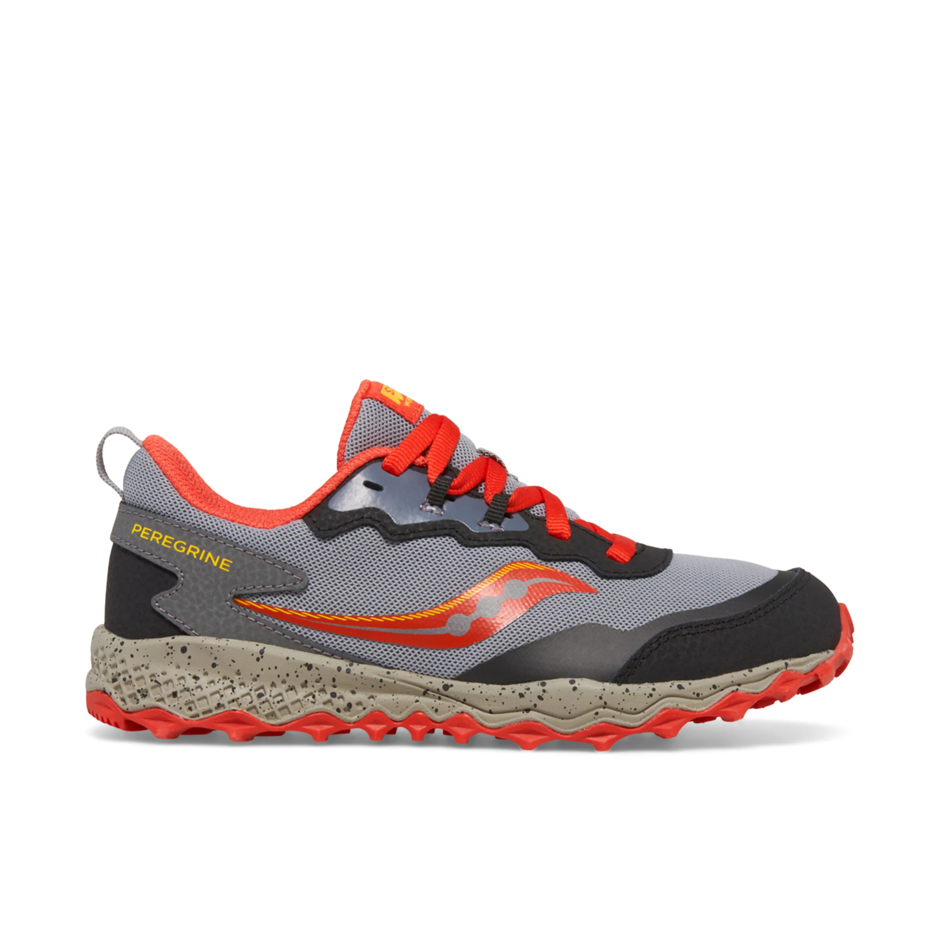 Peregrine Kdz Sneaker - Big Kid Grey/Red/Yellow