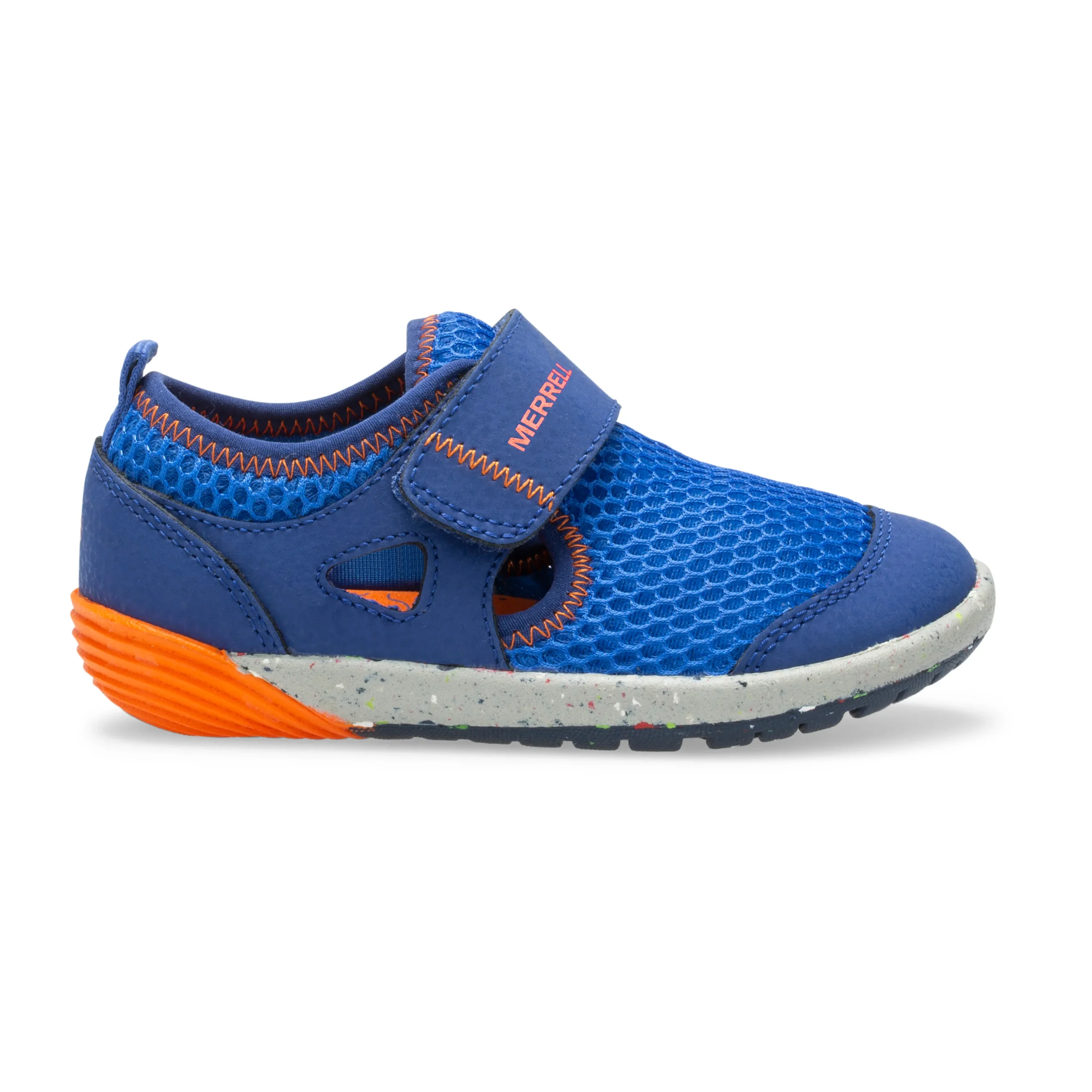 Bare Steps? H20 Sneaker - Little Kid Blue/Orange