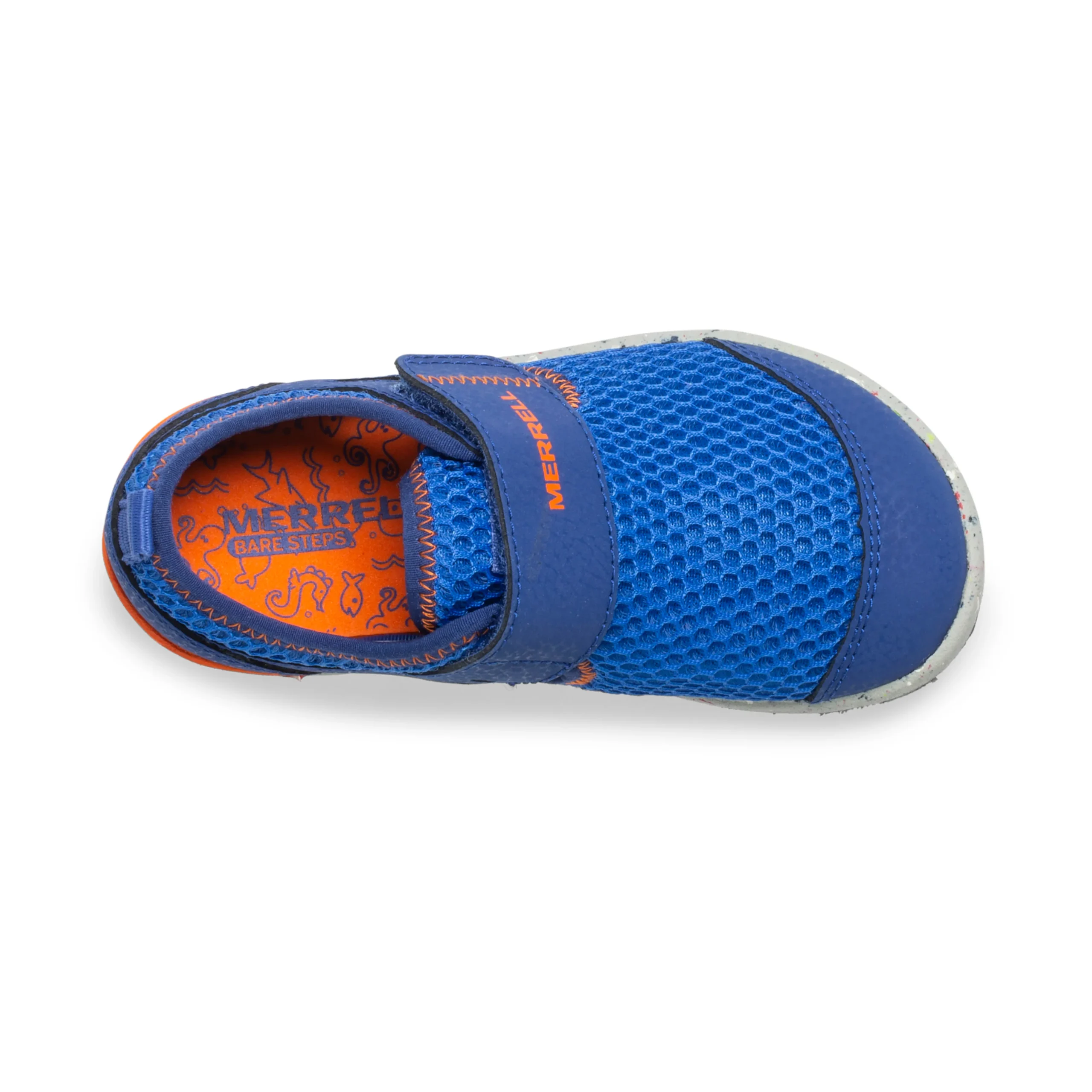Bare Steps? H20 Sneaker - Little Kid Blue/Orange - Image 4