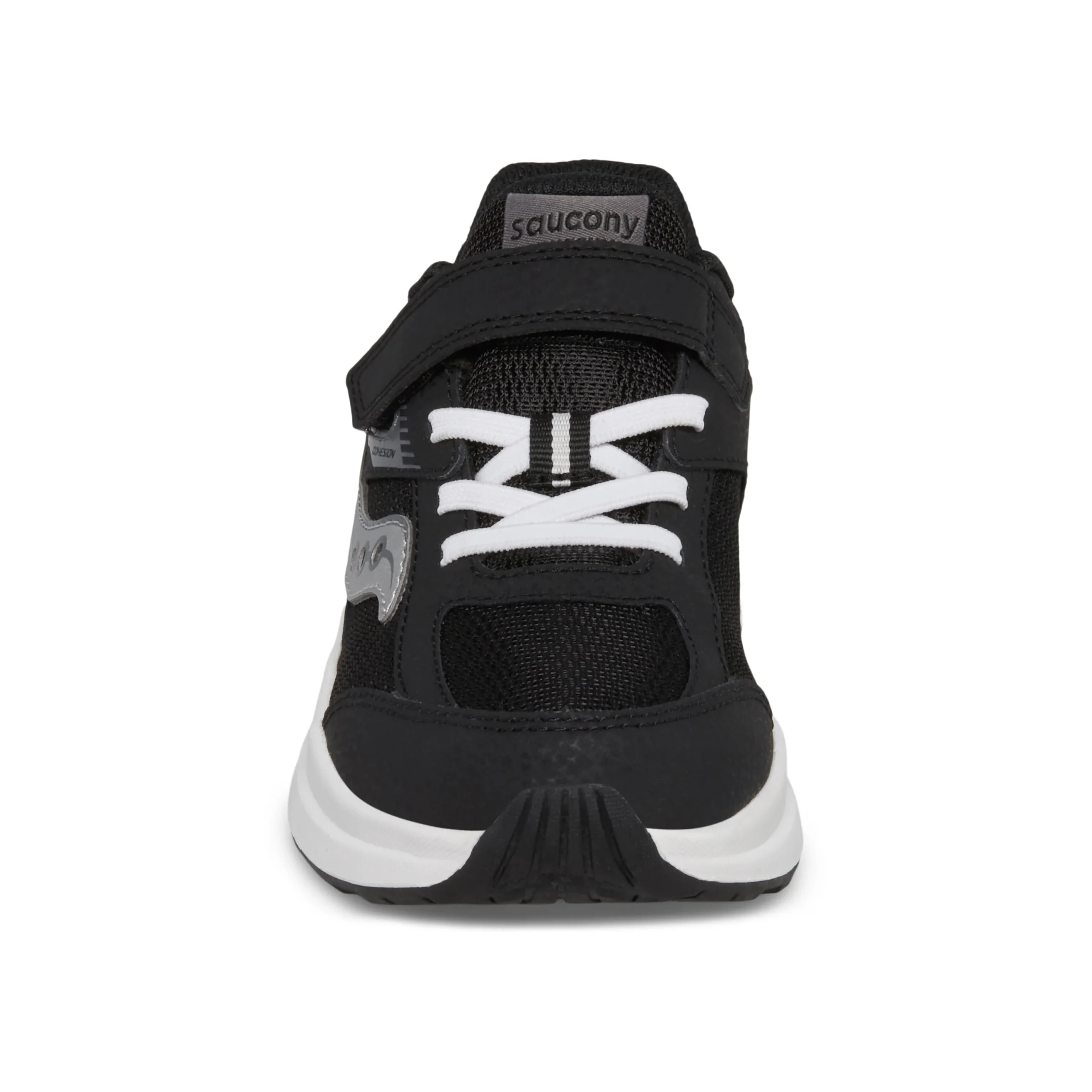 Cohesion Kdz A/C Sneaker - Big Kid Black/White - Image 5