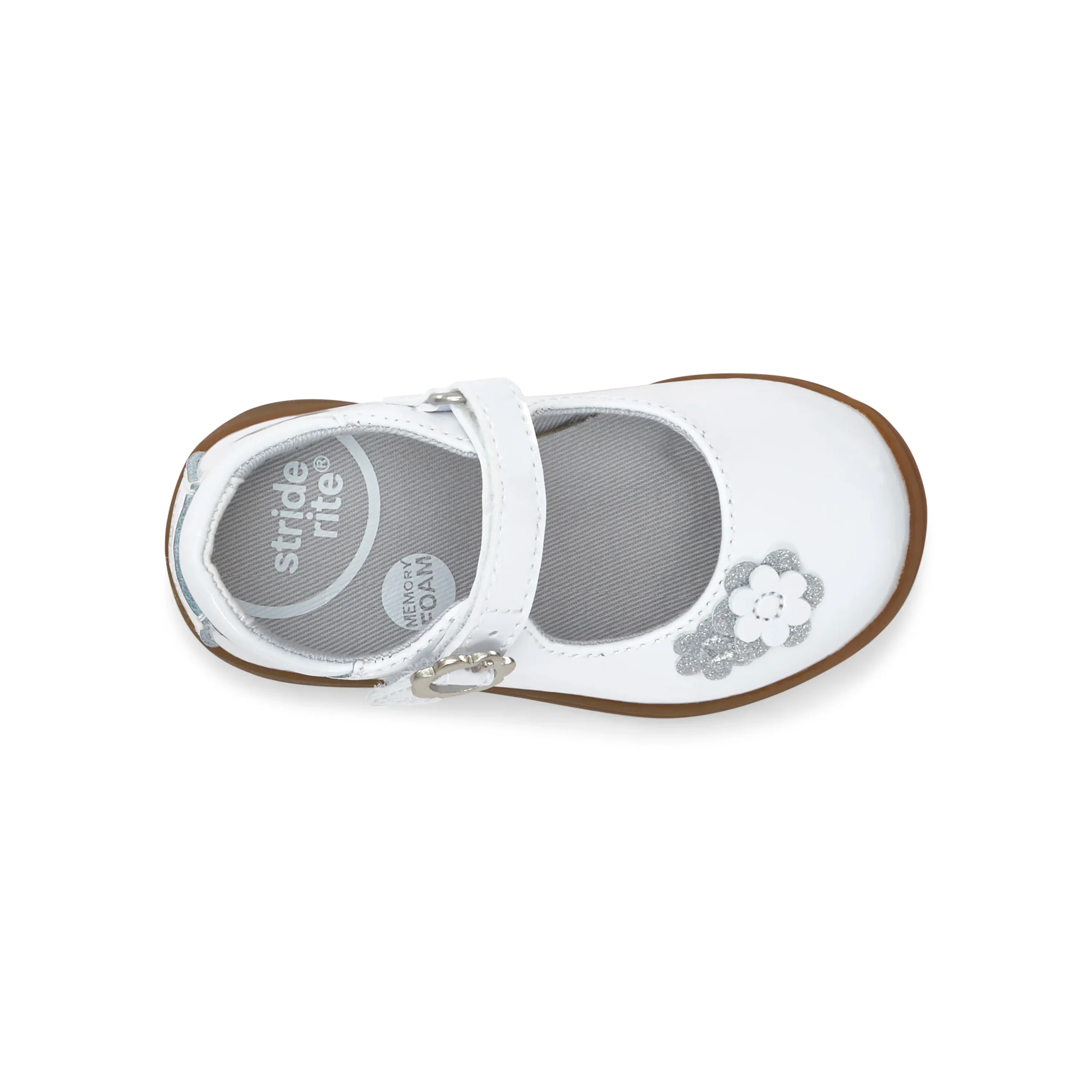 Holly Mary Jane - Little Kid White Patent - Image 6