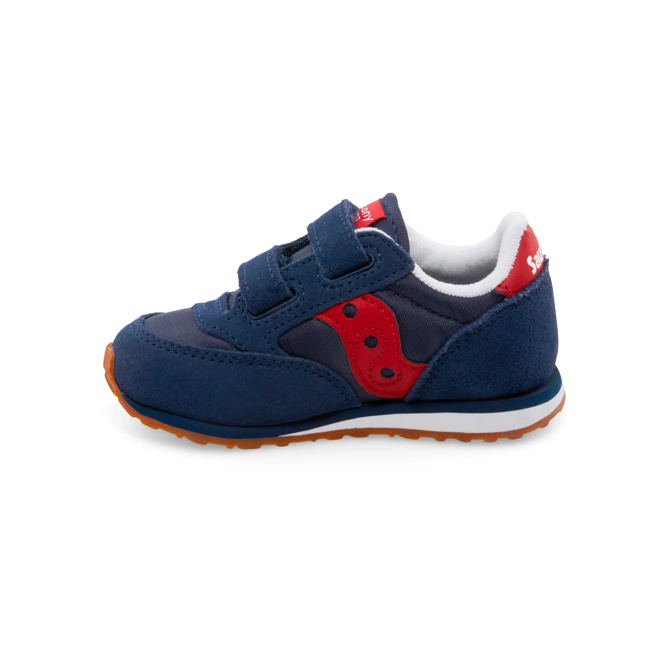 Jazz Hook & Loop Sneaker - Little Kid Navy/Red - Image 5