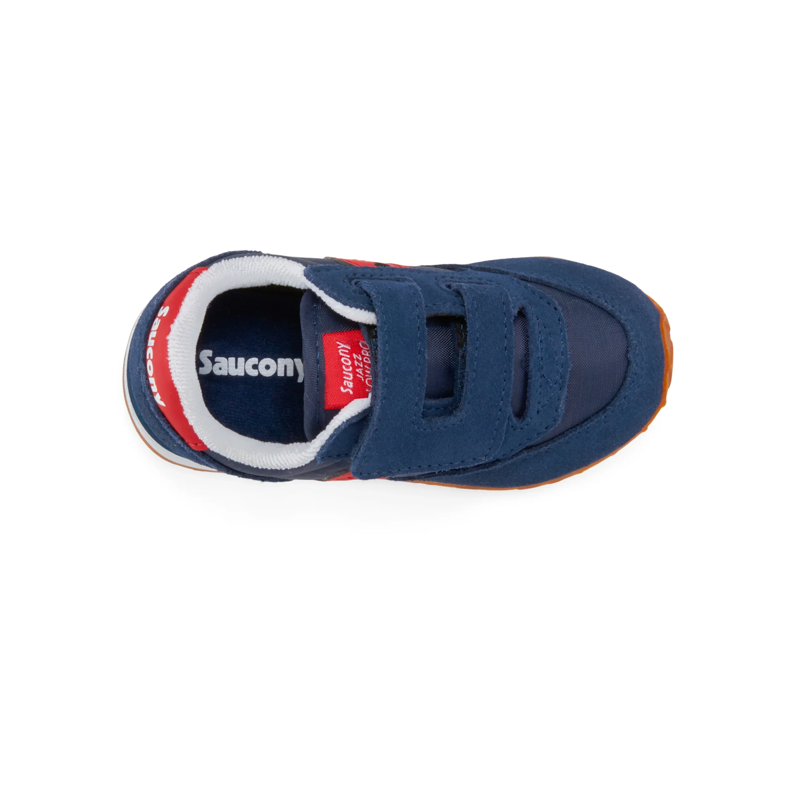Jazz Hook & Loop Sneaker - Little Kid Navy/Red - Image 6