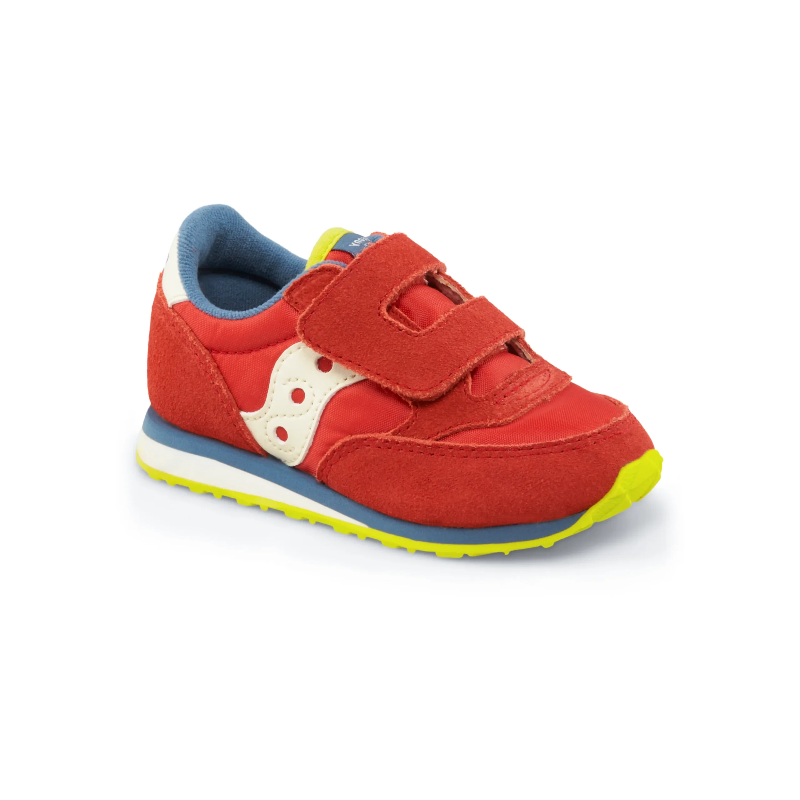 Jazz Hook & Loop Sneaker - Little Kid Red/Blue/Lime - Image 2