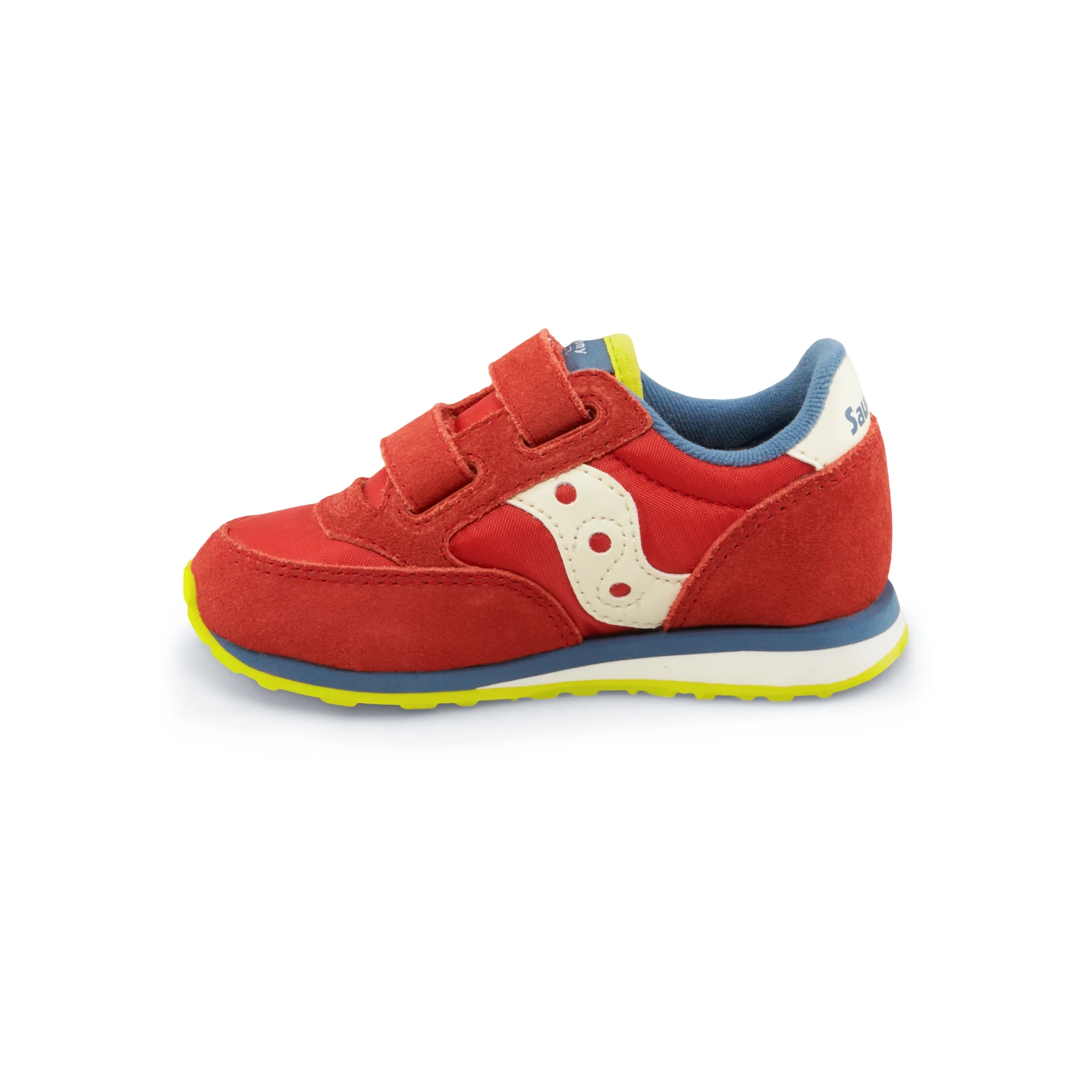 Jazz Hook & Loop Sneaker - Little Kid Red/Blue/Lime - Image 5