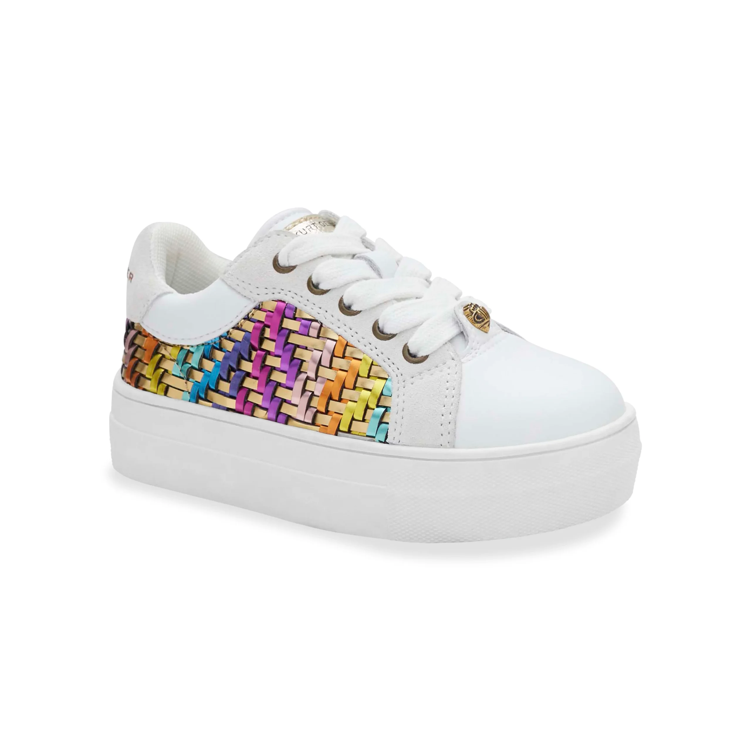 Mini Kensington Sneaker - Big Kid White Gold - Image 2
