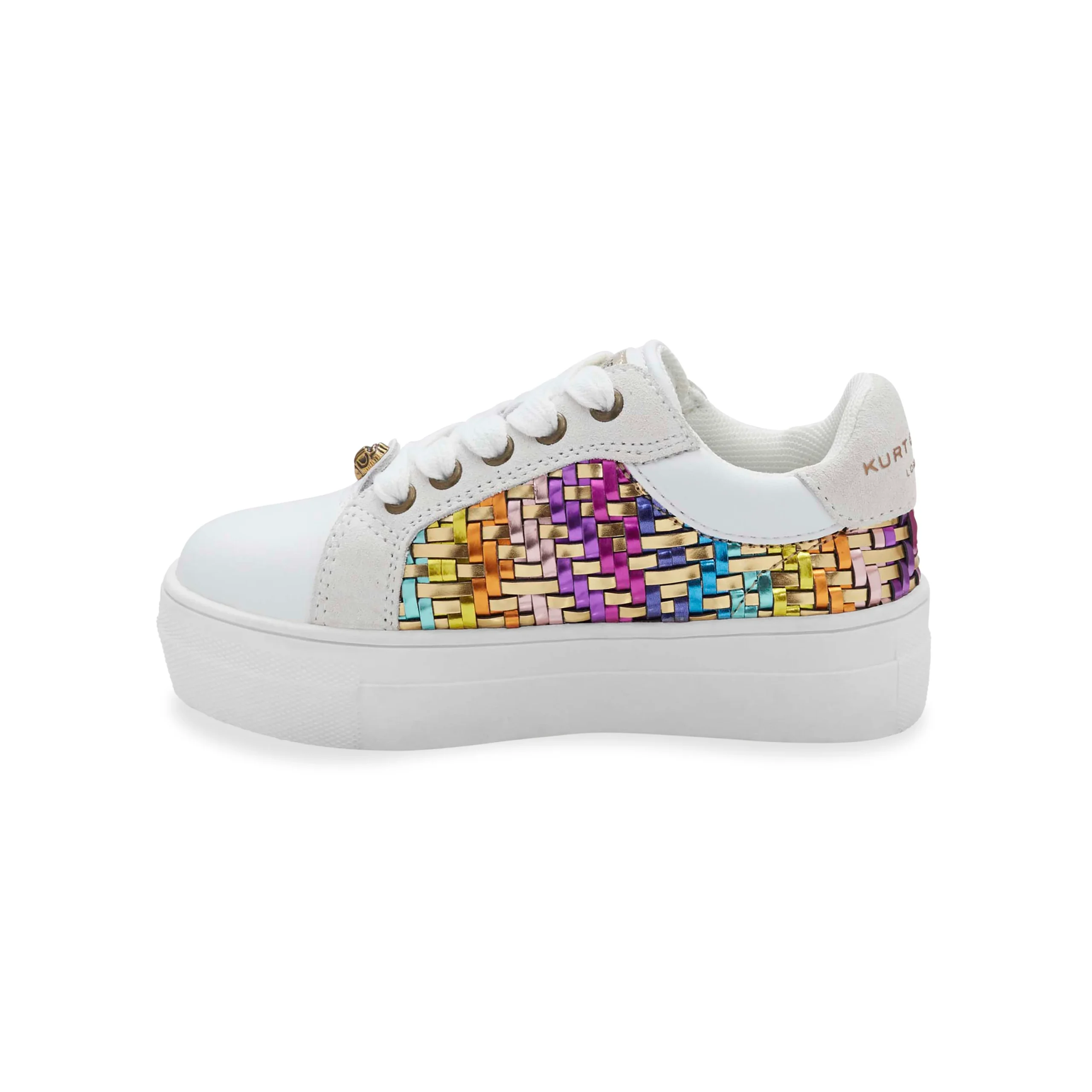 Mini Kensington Sneaker - Big Kid White Gold - Image 8