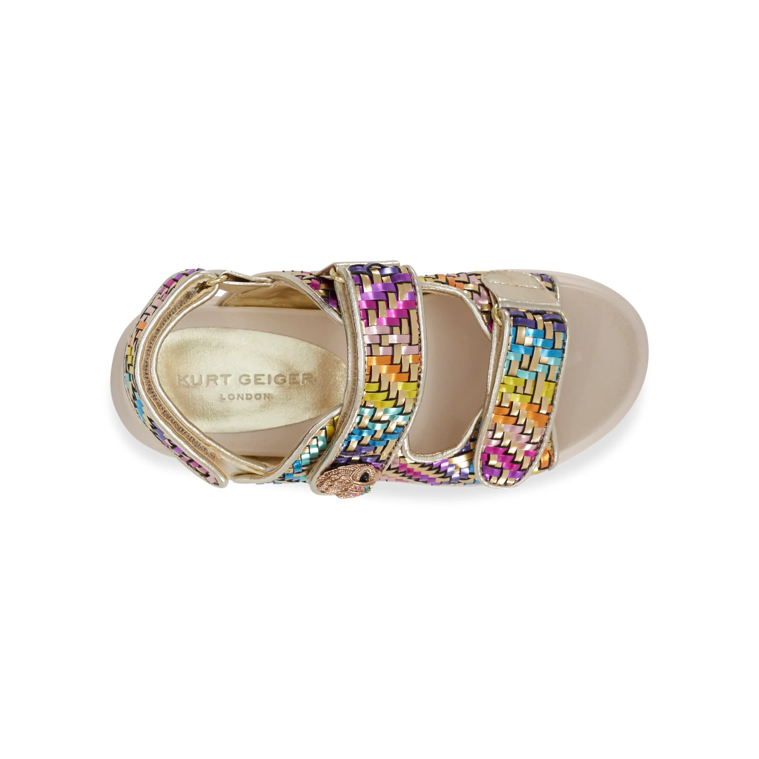 Mini Orson Sandal - Big Kid Gold Multi - Image 4