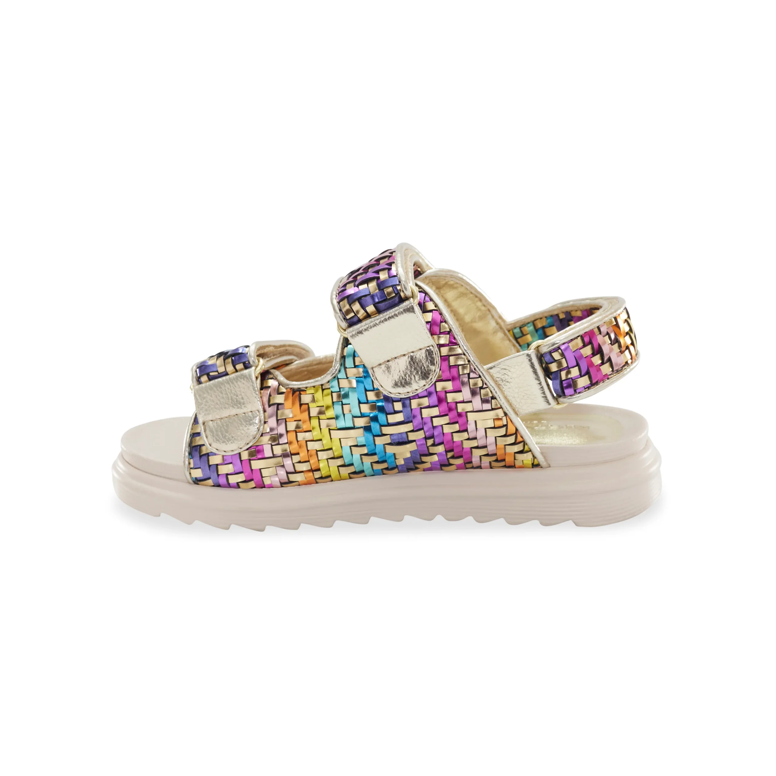 Mini Orson Sandal - Big Kid Gold Multi - Image 7