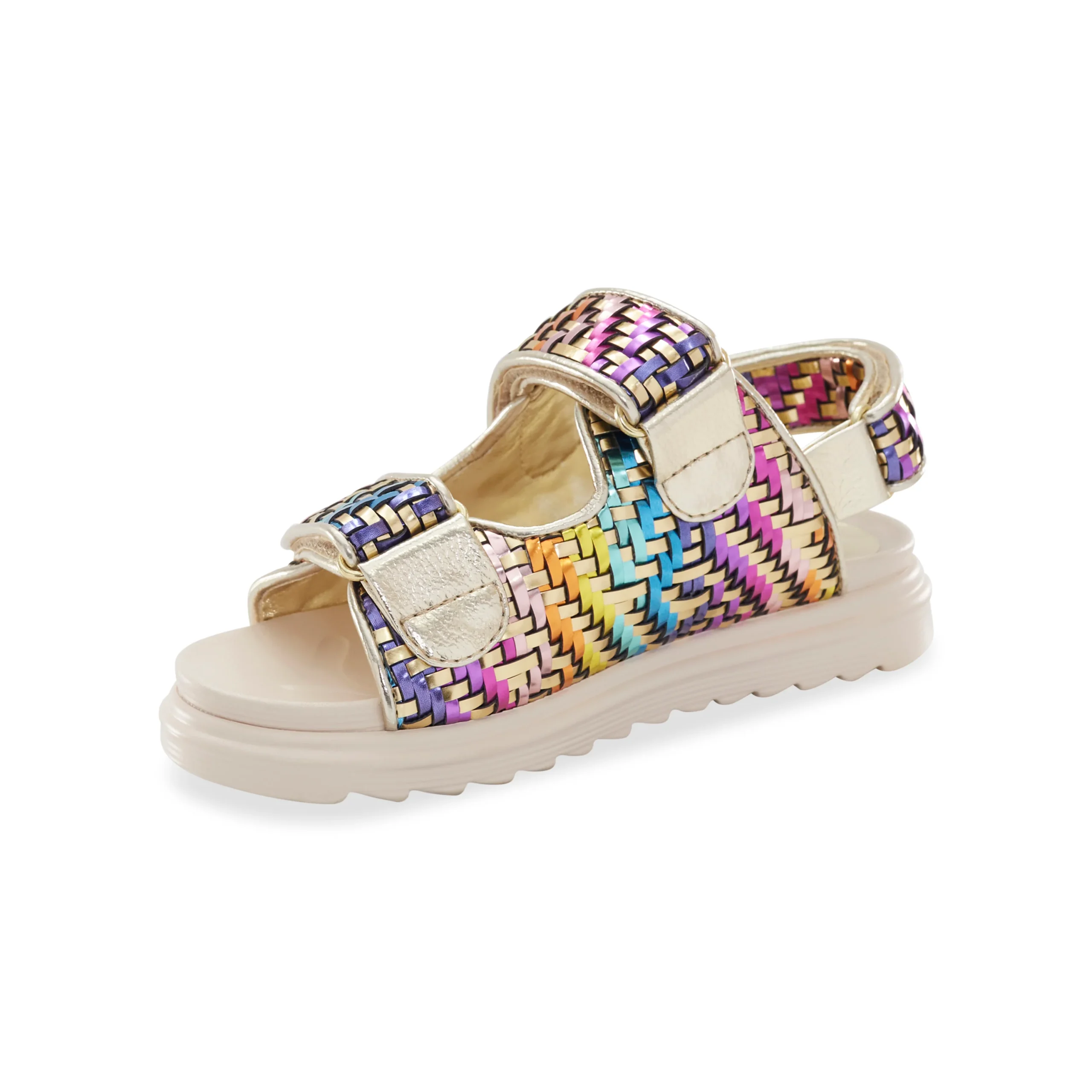 Mini Orson Sandal - Big Kid Gold Multi - Image 8