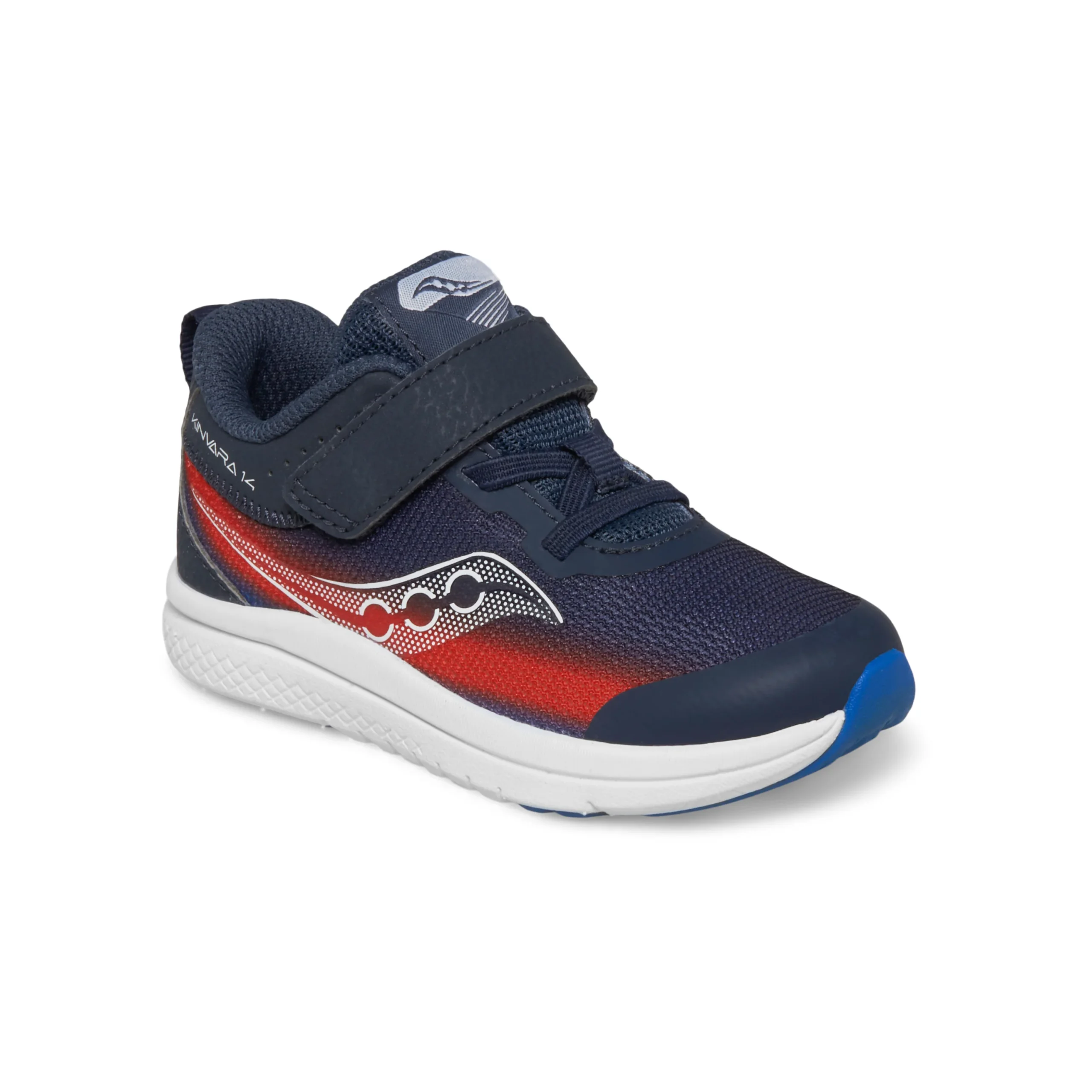 Kinvara 14 A/C Jr. Sneaker - Little Kid Navy/Red - Image 2