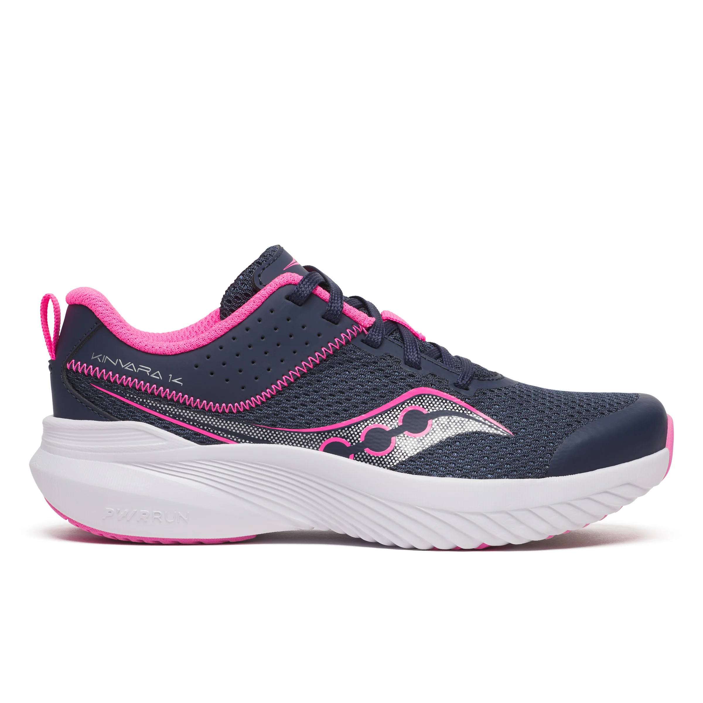 Kinvara 14 LTT Sneaker - Big Kid Pink/Navy