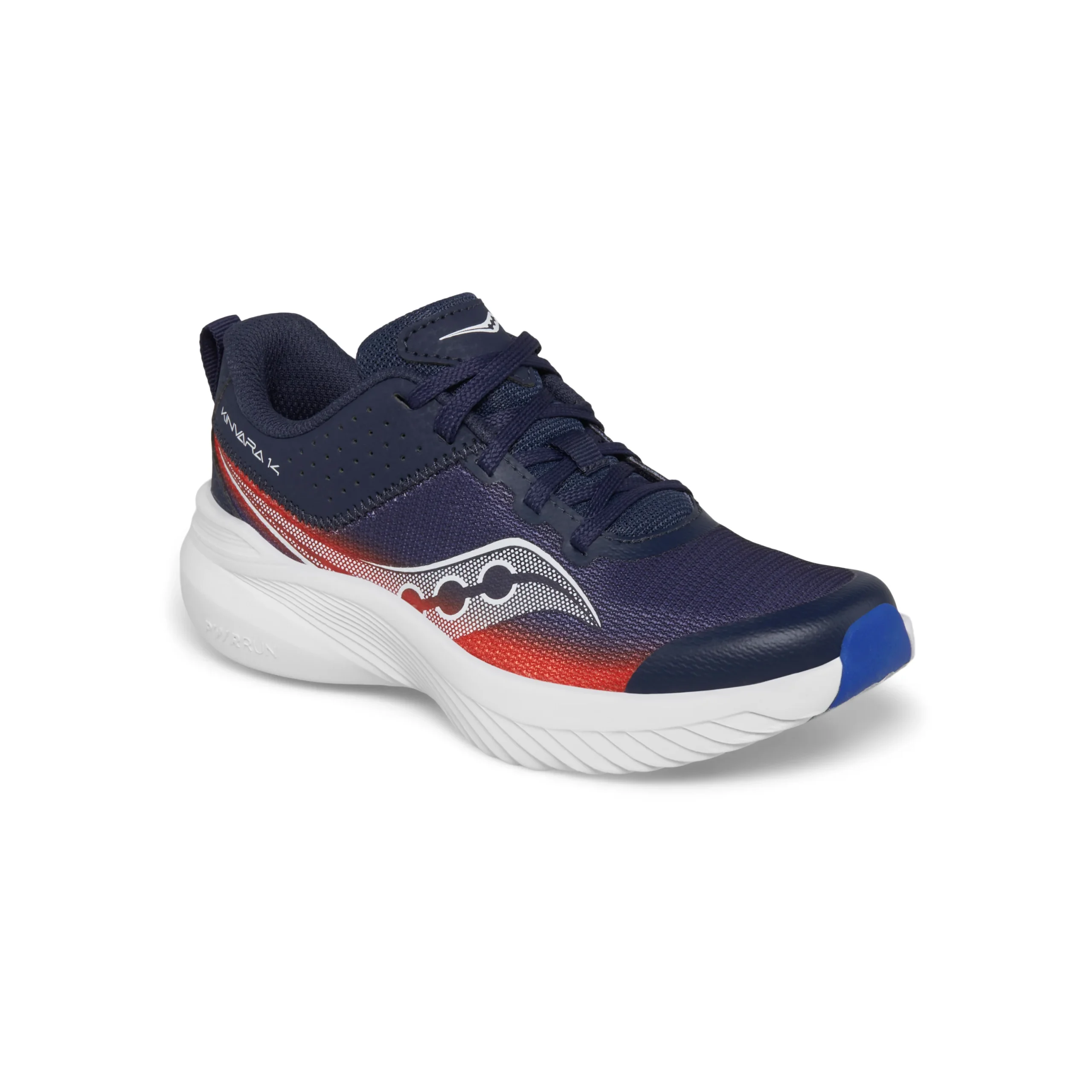 Kinvara 14 LTT Sneaker - Big Kid Navy/Red - Image 2