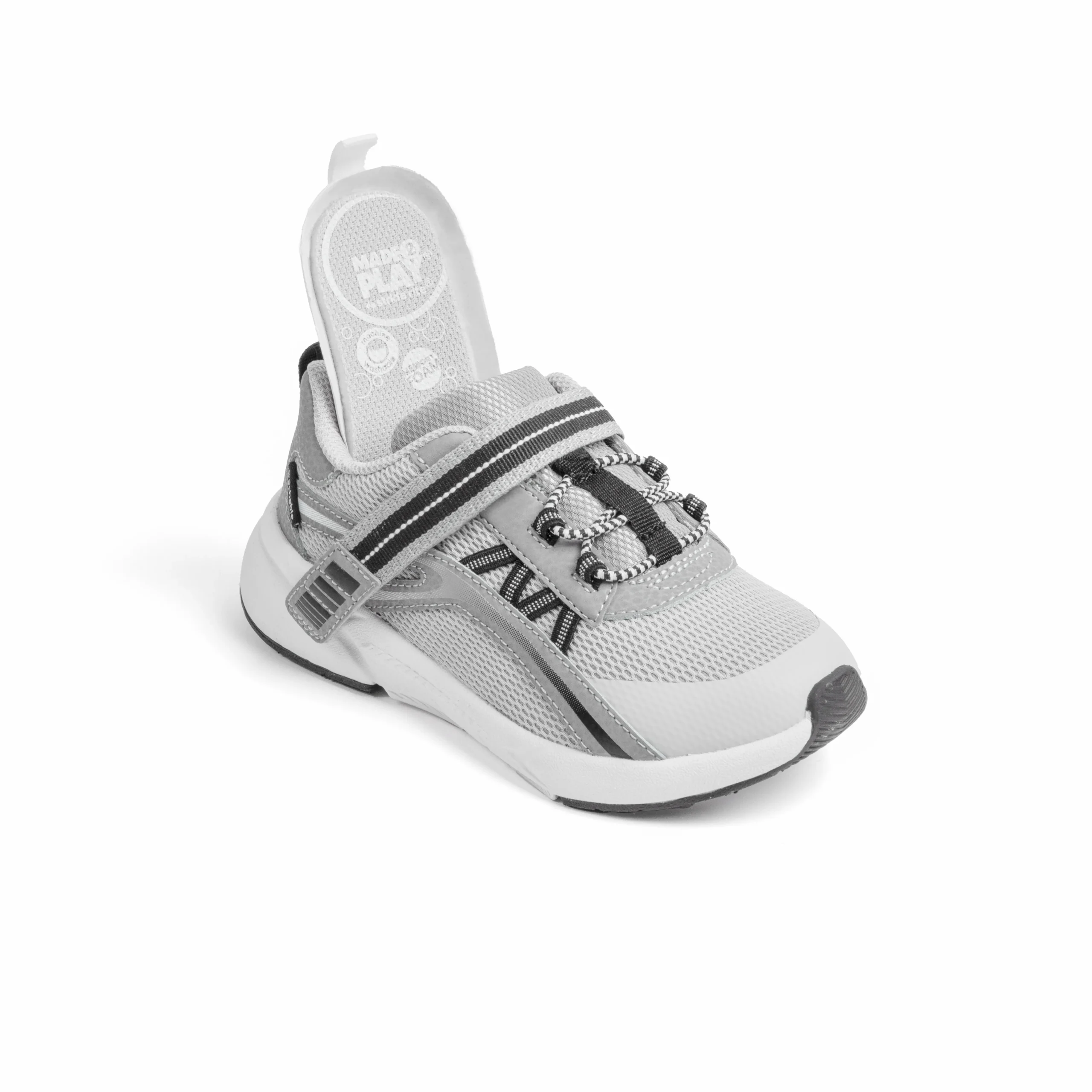 Journey 3.0 Sneaker Adaptable - Big Kid Grey - Image 3