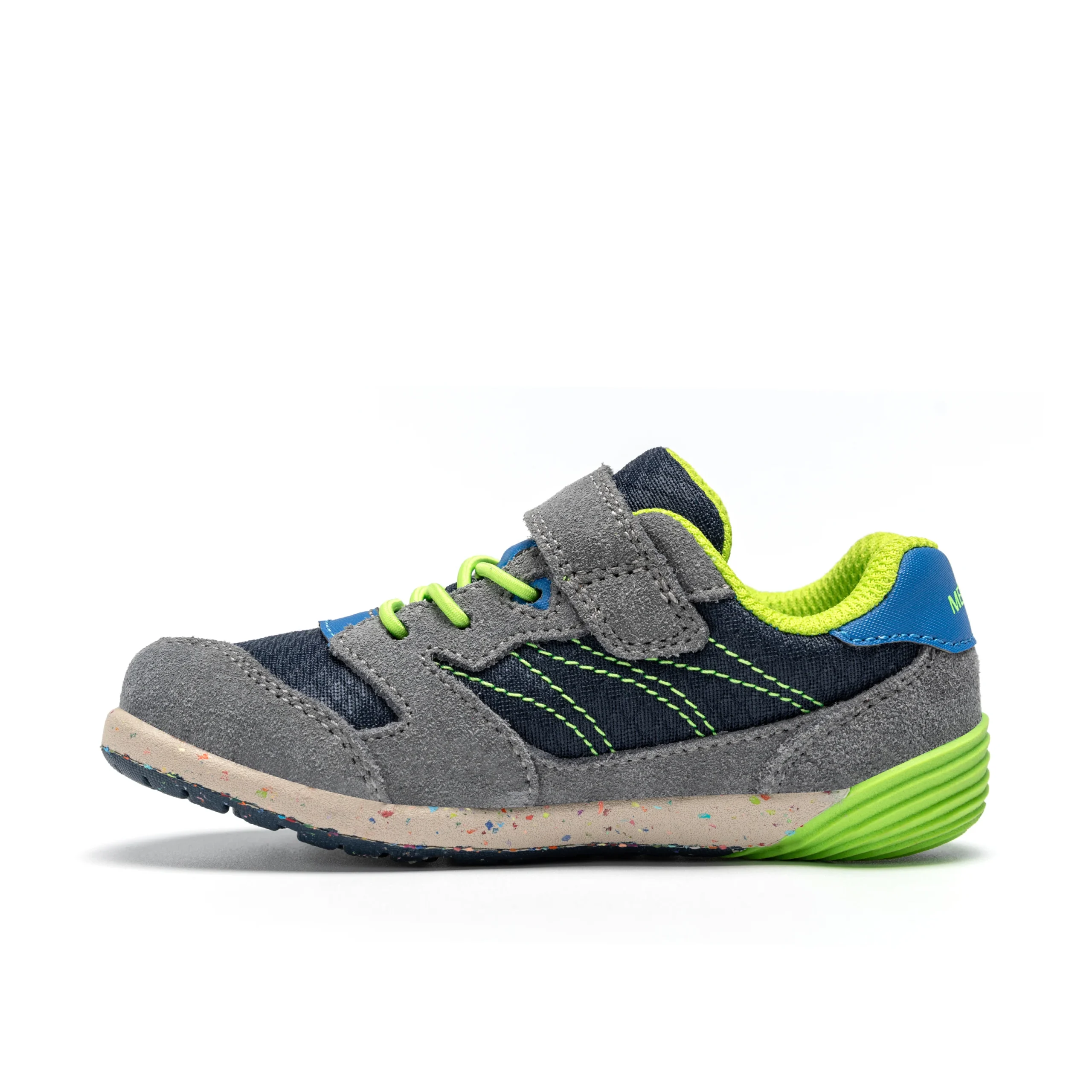 Bare Steps? A83 Sneaker - Little Kid Navy/Green - Image 3