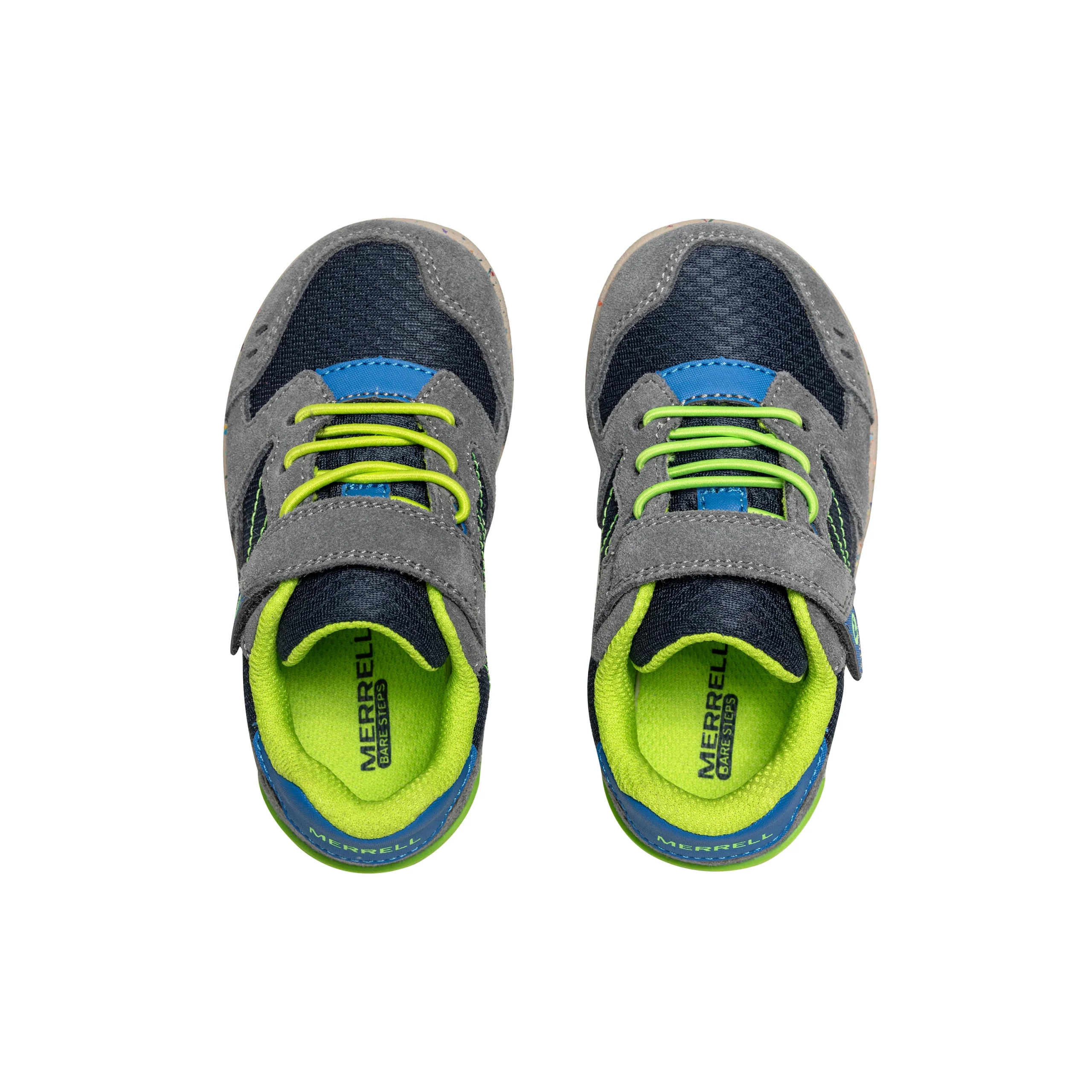 Bare Steps? A83 Sneaker - Little Kid Navy/Green - Image 5
