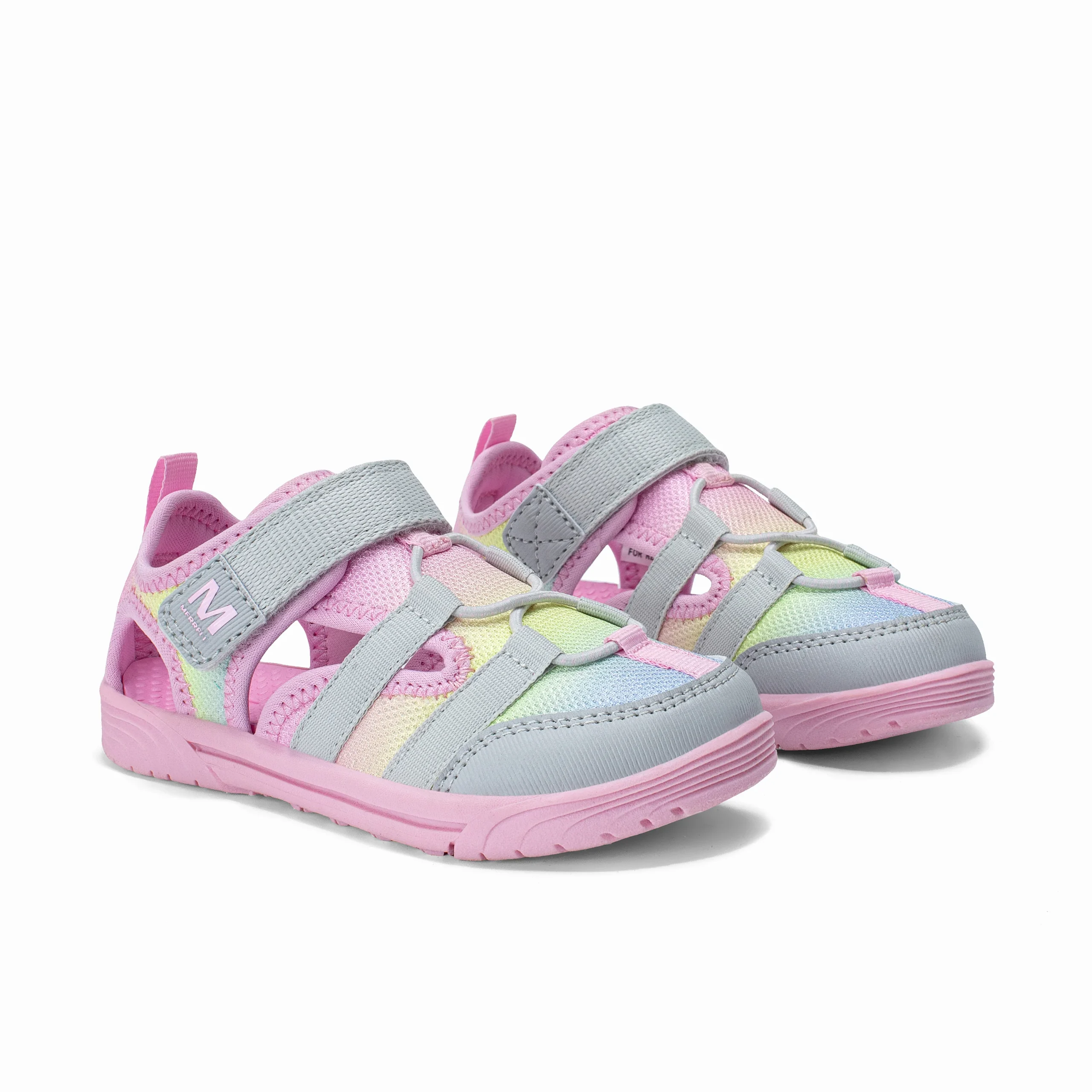 Bolton Sneaker - Little Kid Grey Rainbow - Image 2