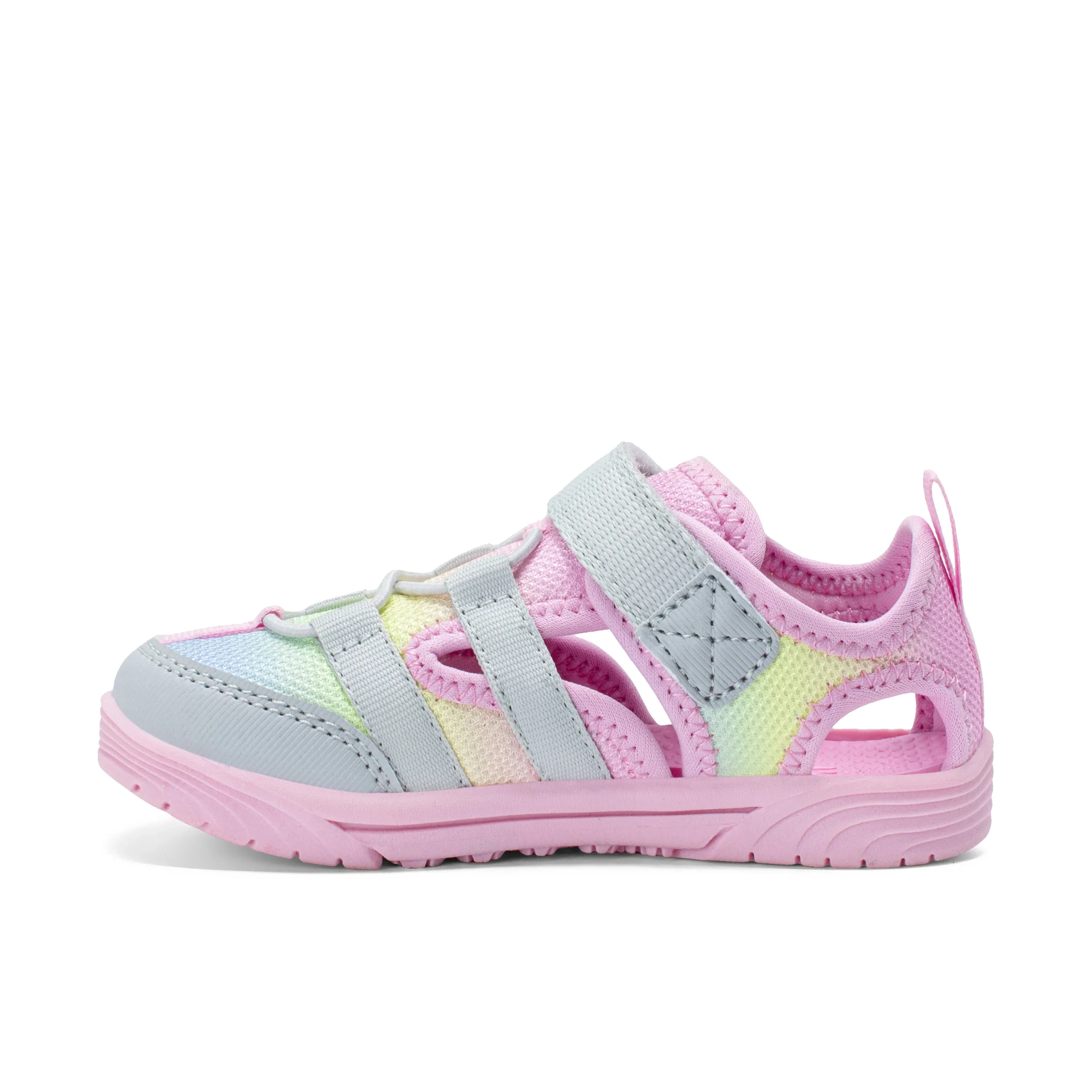 Bolton Sneaker - Little Kid Grey Rainbow - Image 3