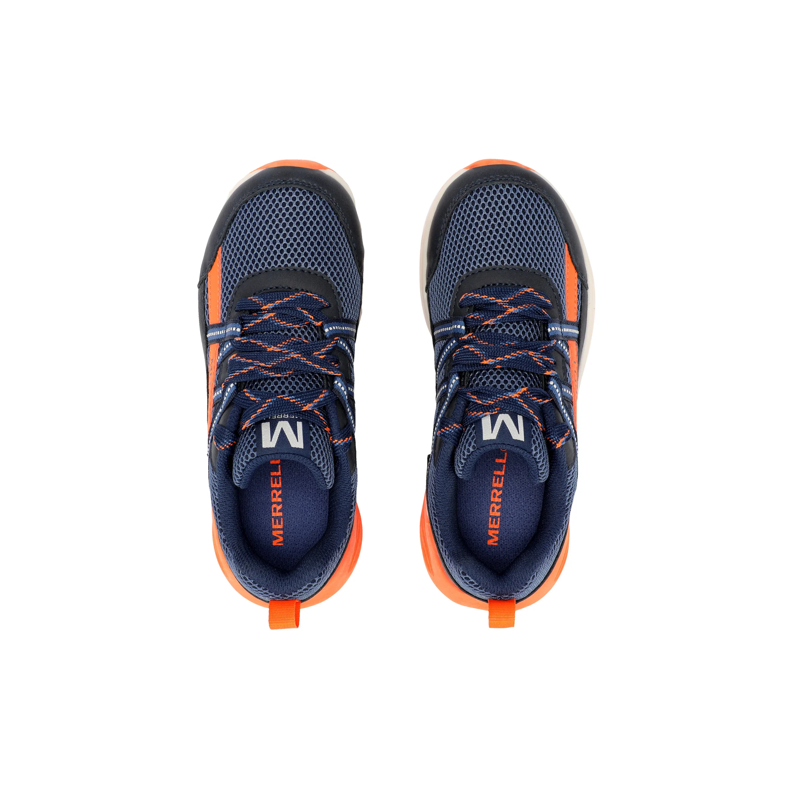 Copter Trek Sneaker - Big Kid Navy/Orange - Image 6