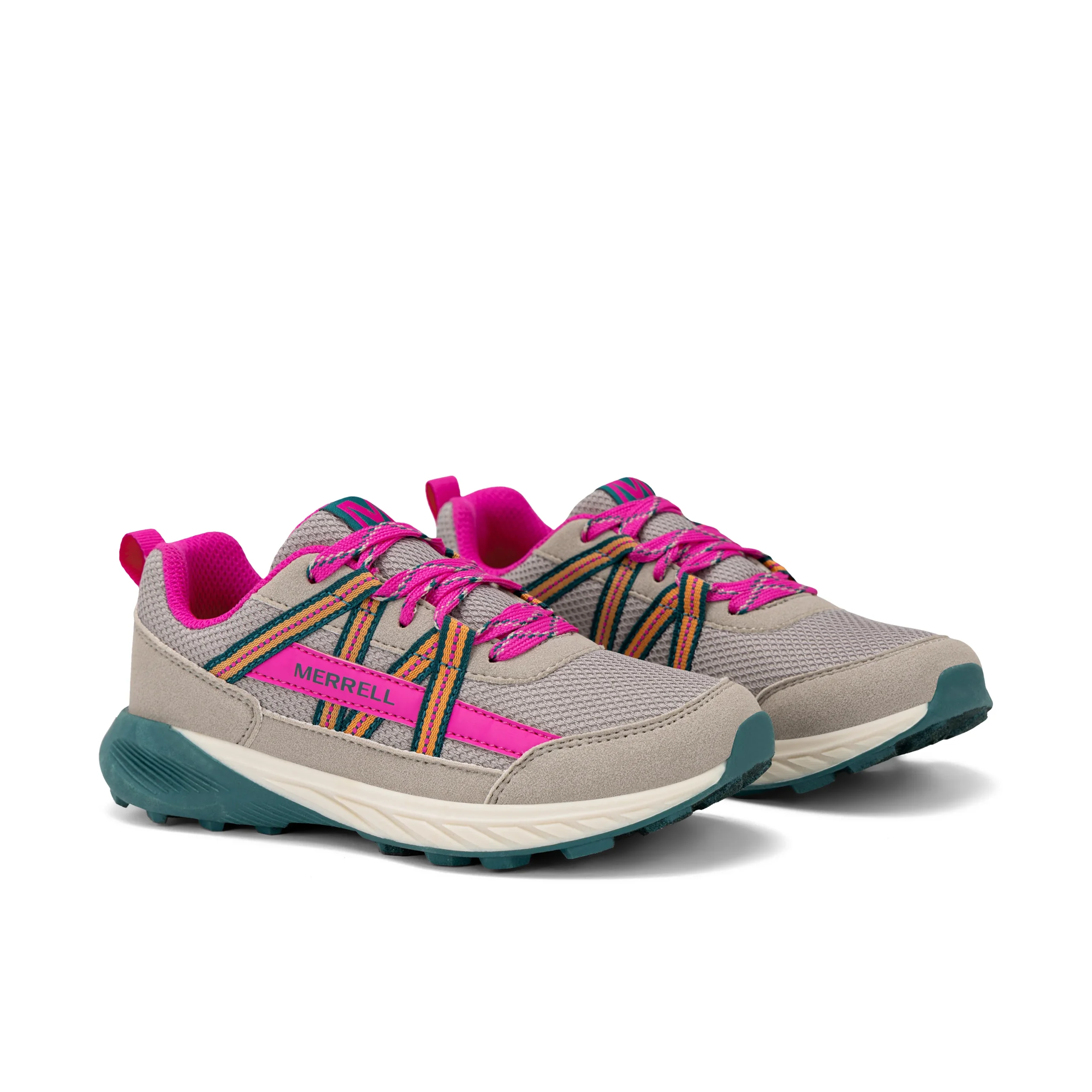 Copter Trek Sneaker - Big Kid Khaki Fuchsia - Image 2