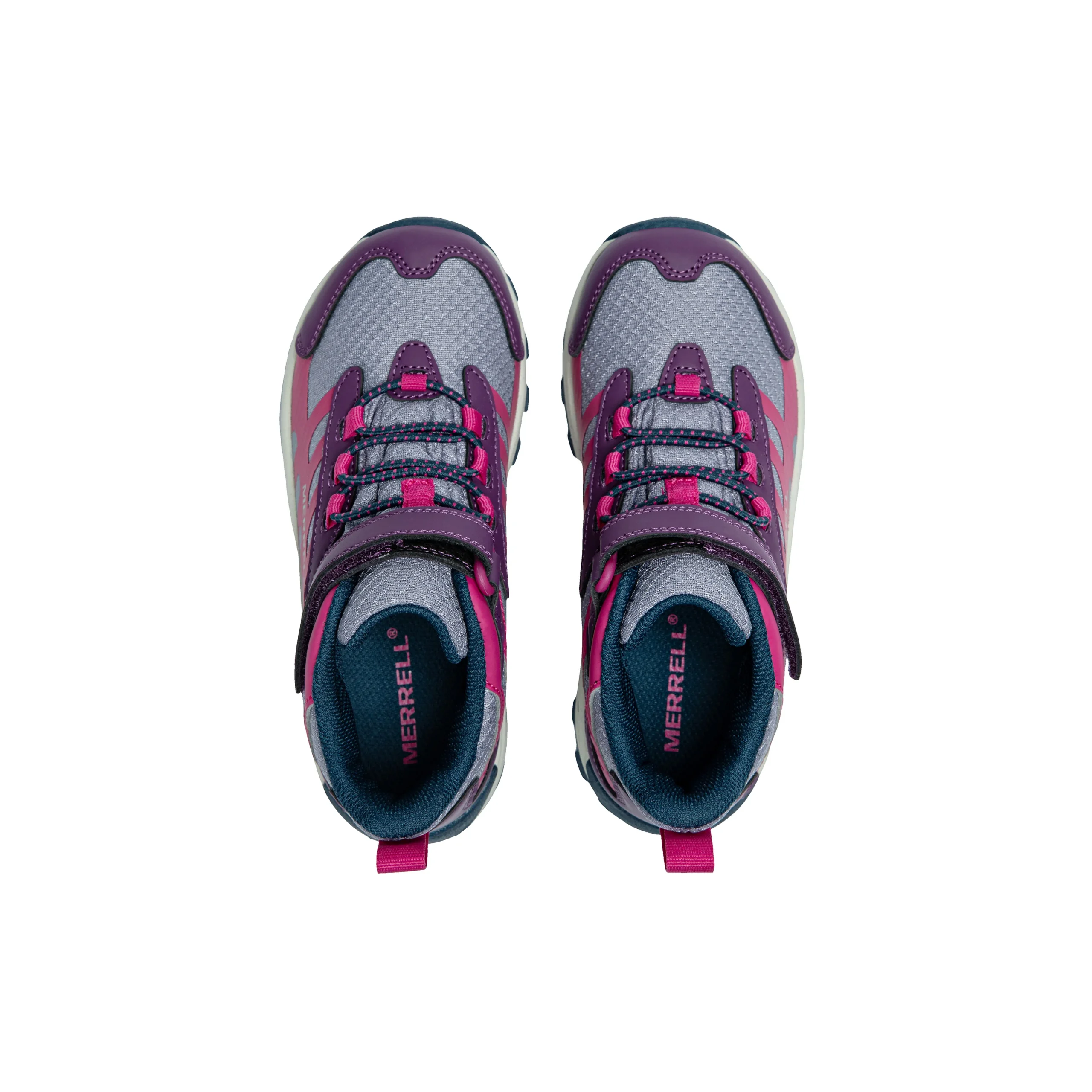 Moab Speed 2 Mid A/C Waterproof Hiker - Big Kid Berry/Navy - Image 6