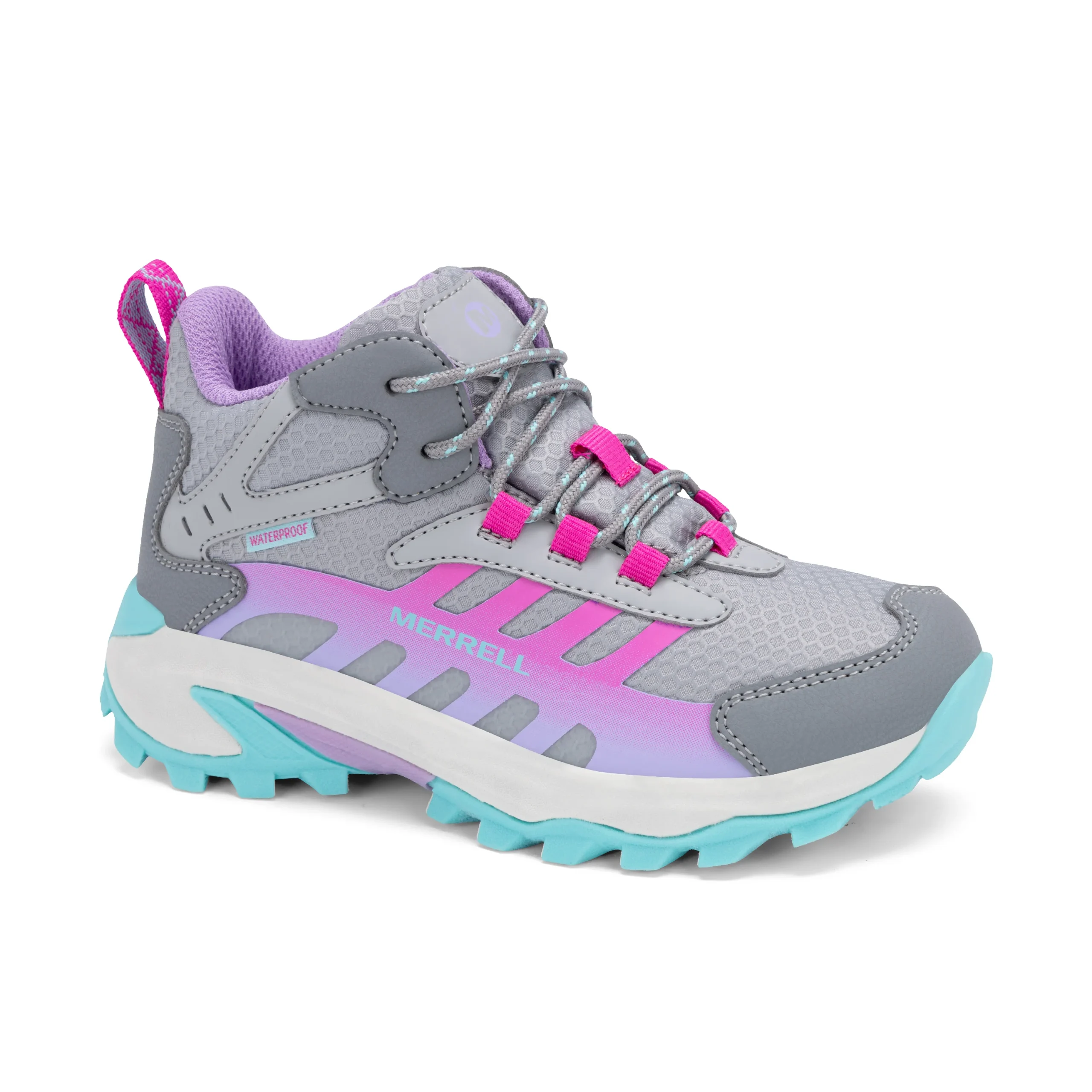 Moab Speed 2 Mid Sneaker- Big Kid Grey Lilac - Image 7