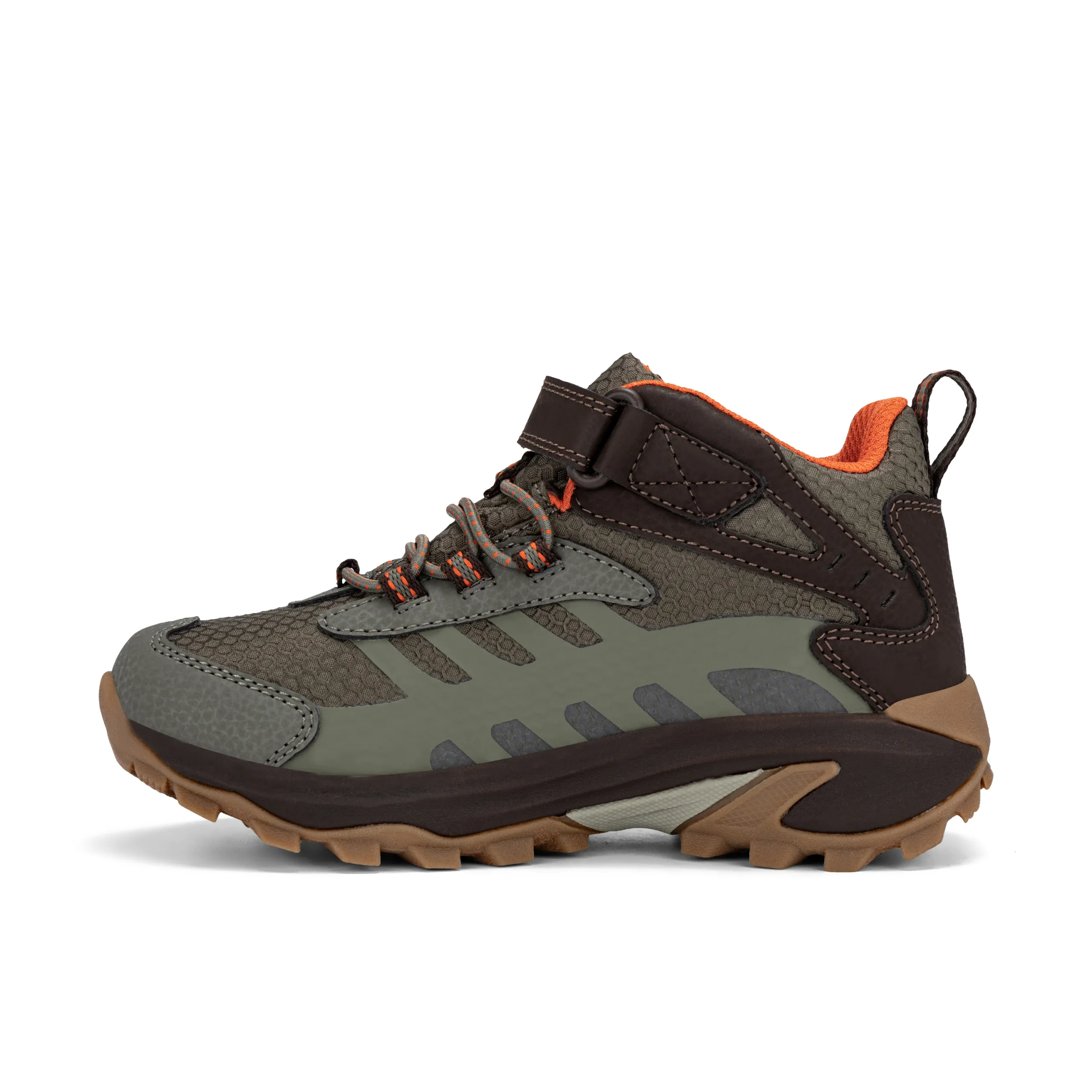 Moab Speed 2 Mid AC Sneaker - Big Kid Brown Olive - Image 3