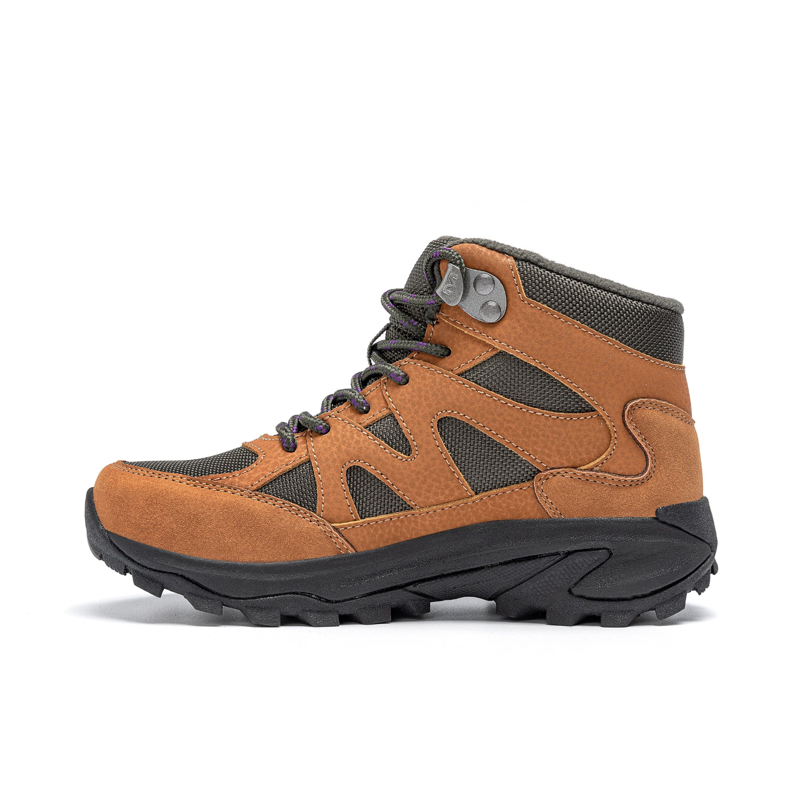 Moab Peak Waterproof Boot - Big Kid Tan/Olive - Image 3