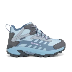 Moab Speed 2 Mid Sneaker - Big Kid Grey Blue