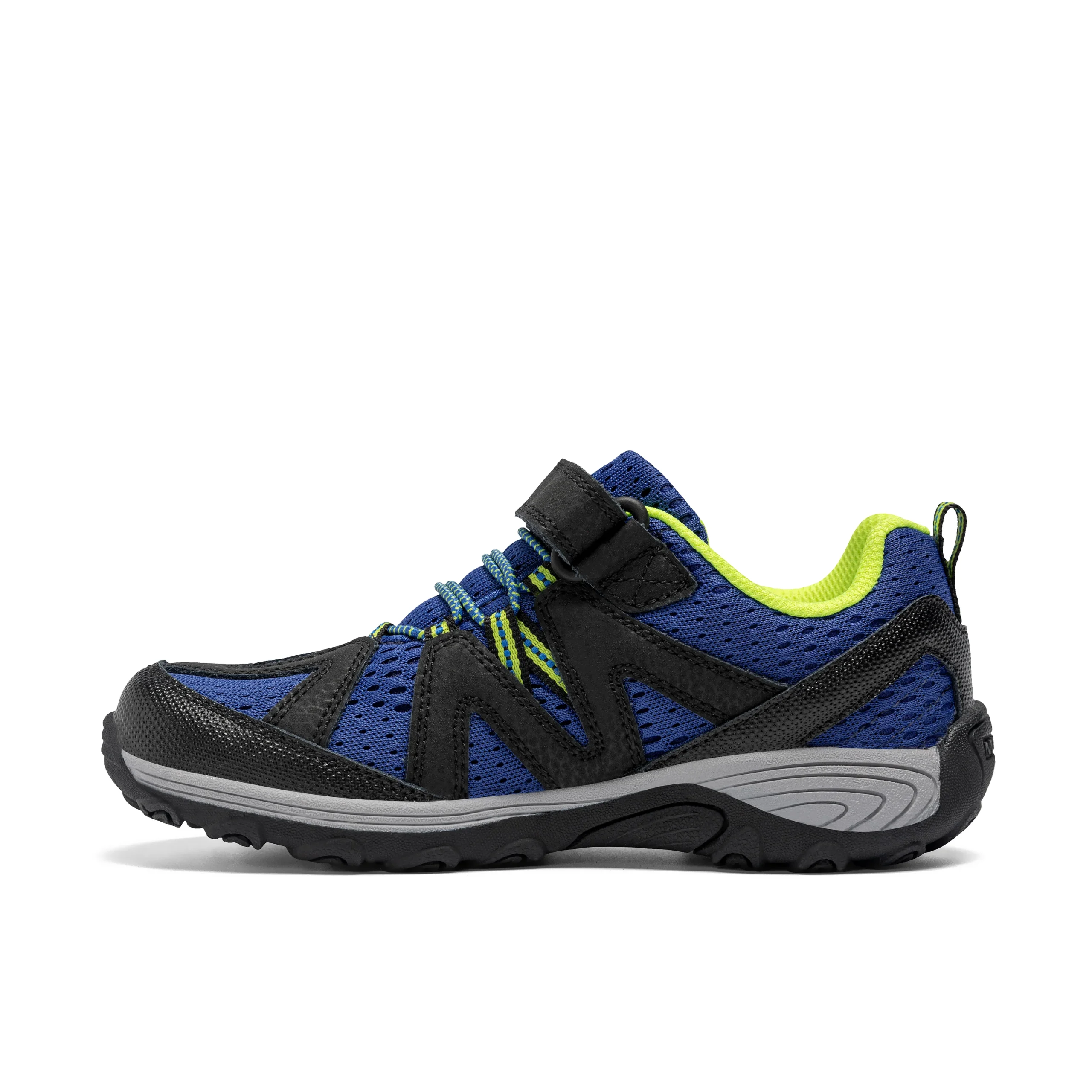 Ridge Trek Sneaker - Big Kid Black/Blue - Image 3