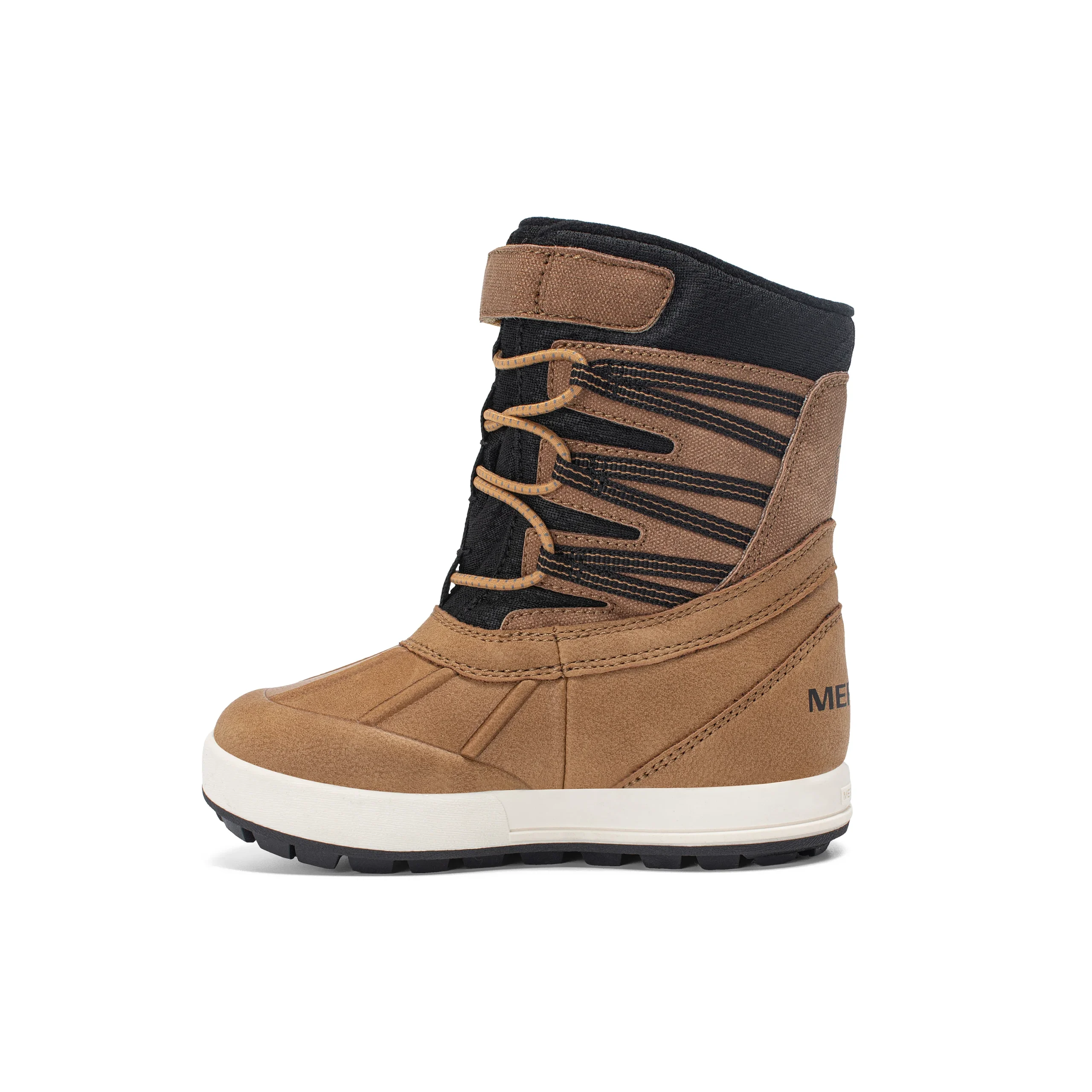 Snow Bank 5.0 Jr. Waterproof Boot - Little Kid Wheat/Black - Image 3