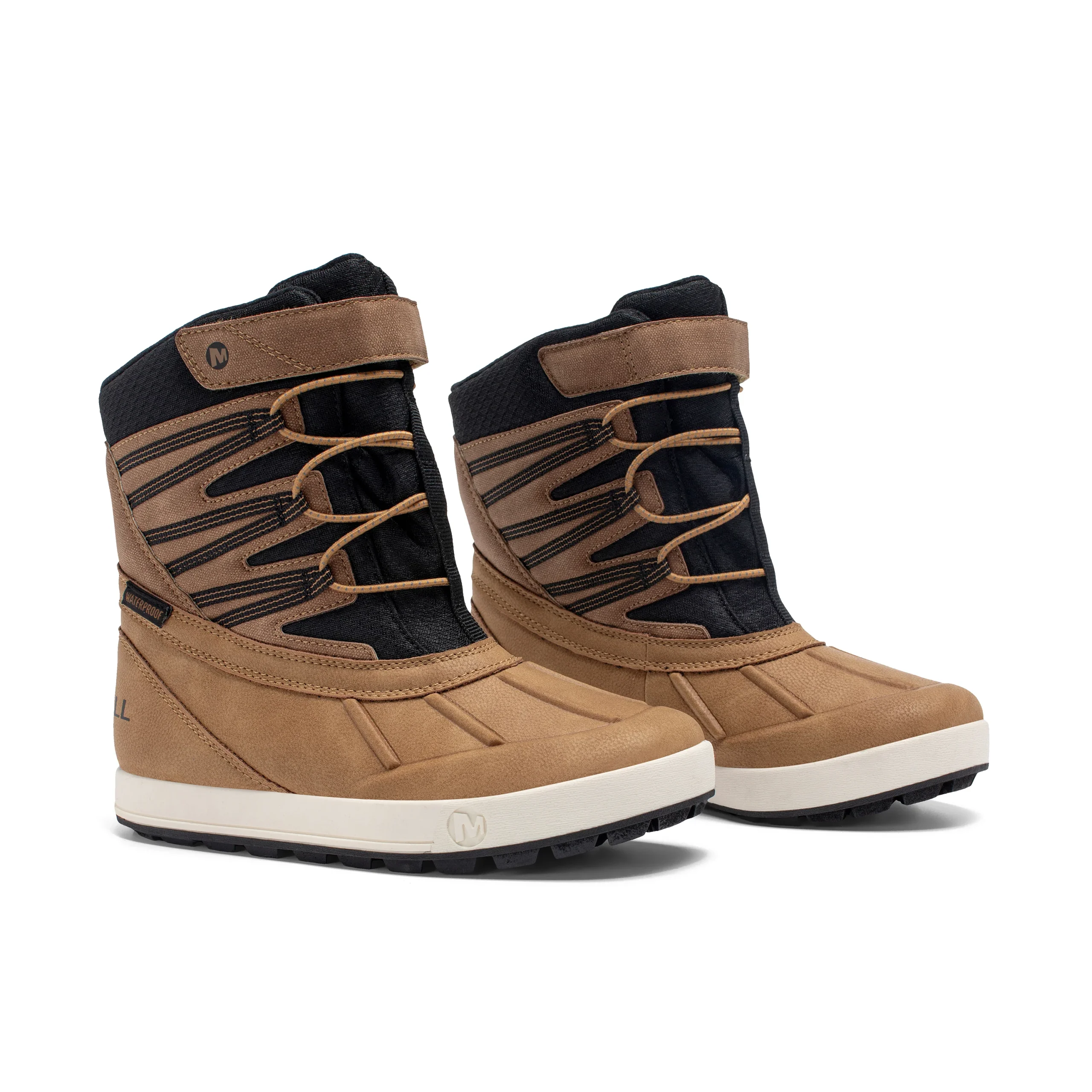 Snow Bank 5.0 Waterproof Boot - Big Kid Wheat/Black - Image 2